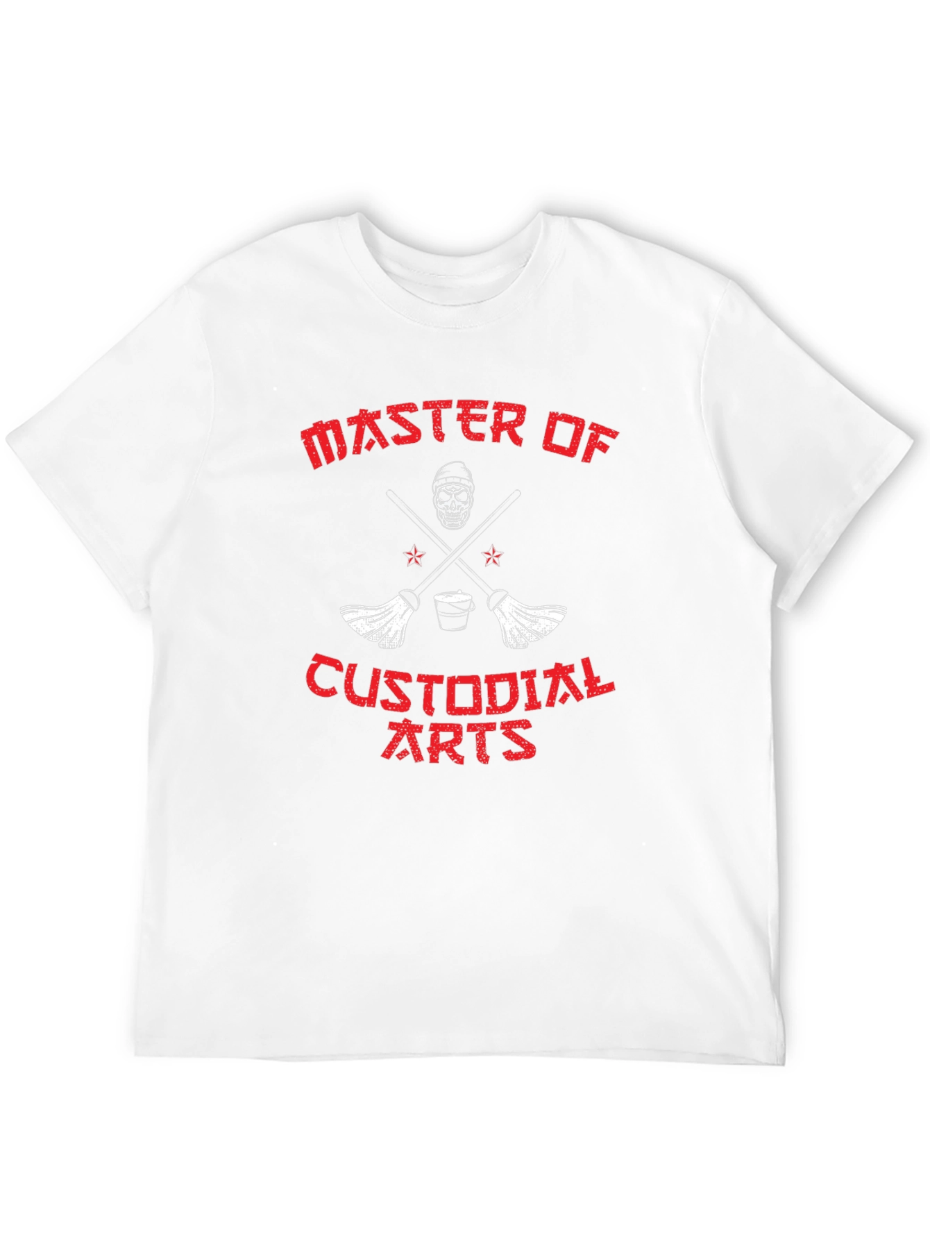 Black Master of Custodial Arts Graphic T-Shirt view 12