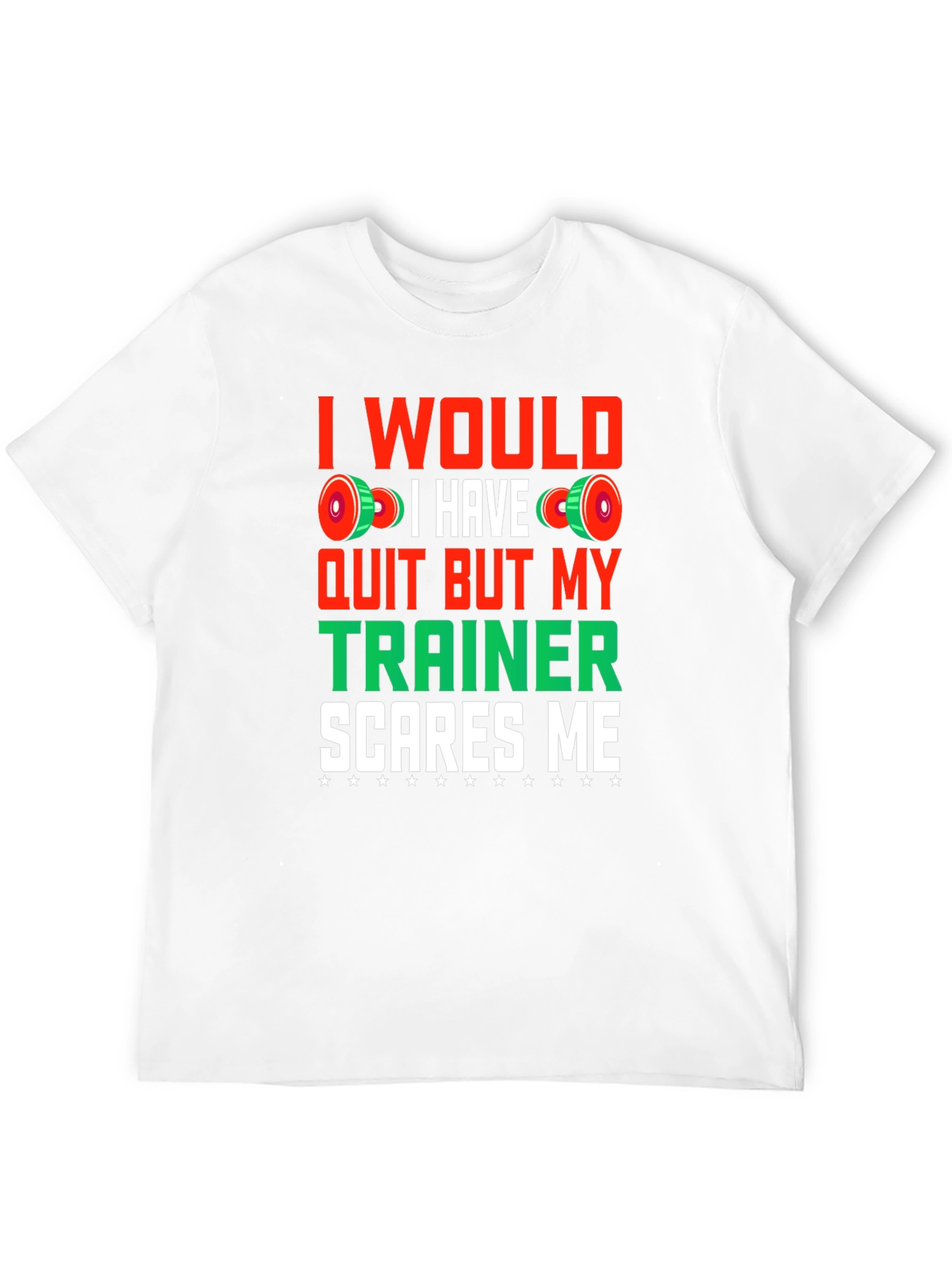 Black Funny Workout Gym Trainer T-Shirt view 12