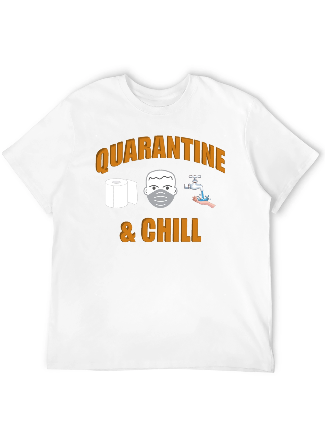 Black Quarantine & Chill Graphic T-Shirt view 12