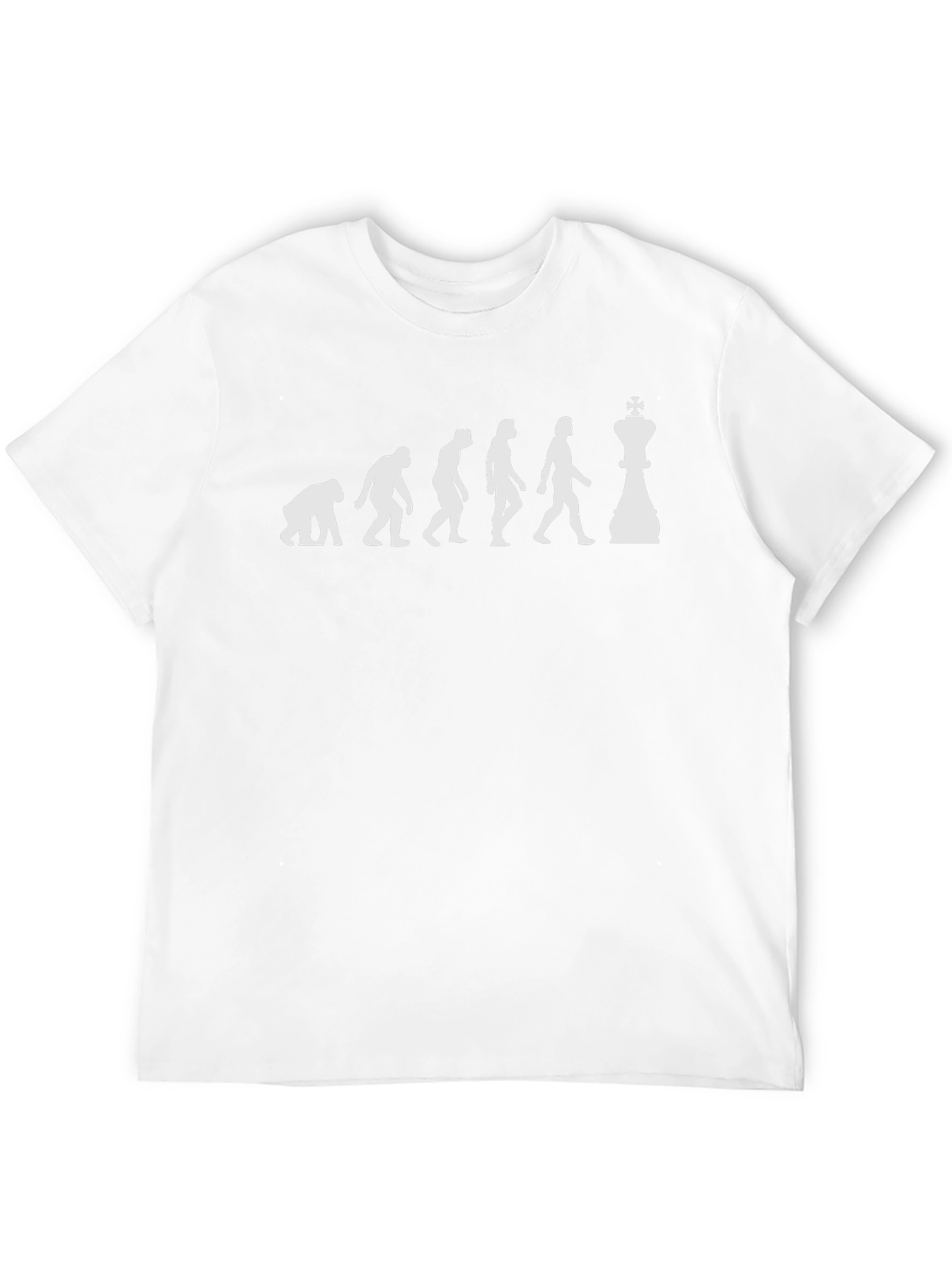Black Evolution of Chess T-Shirt - Black view 12