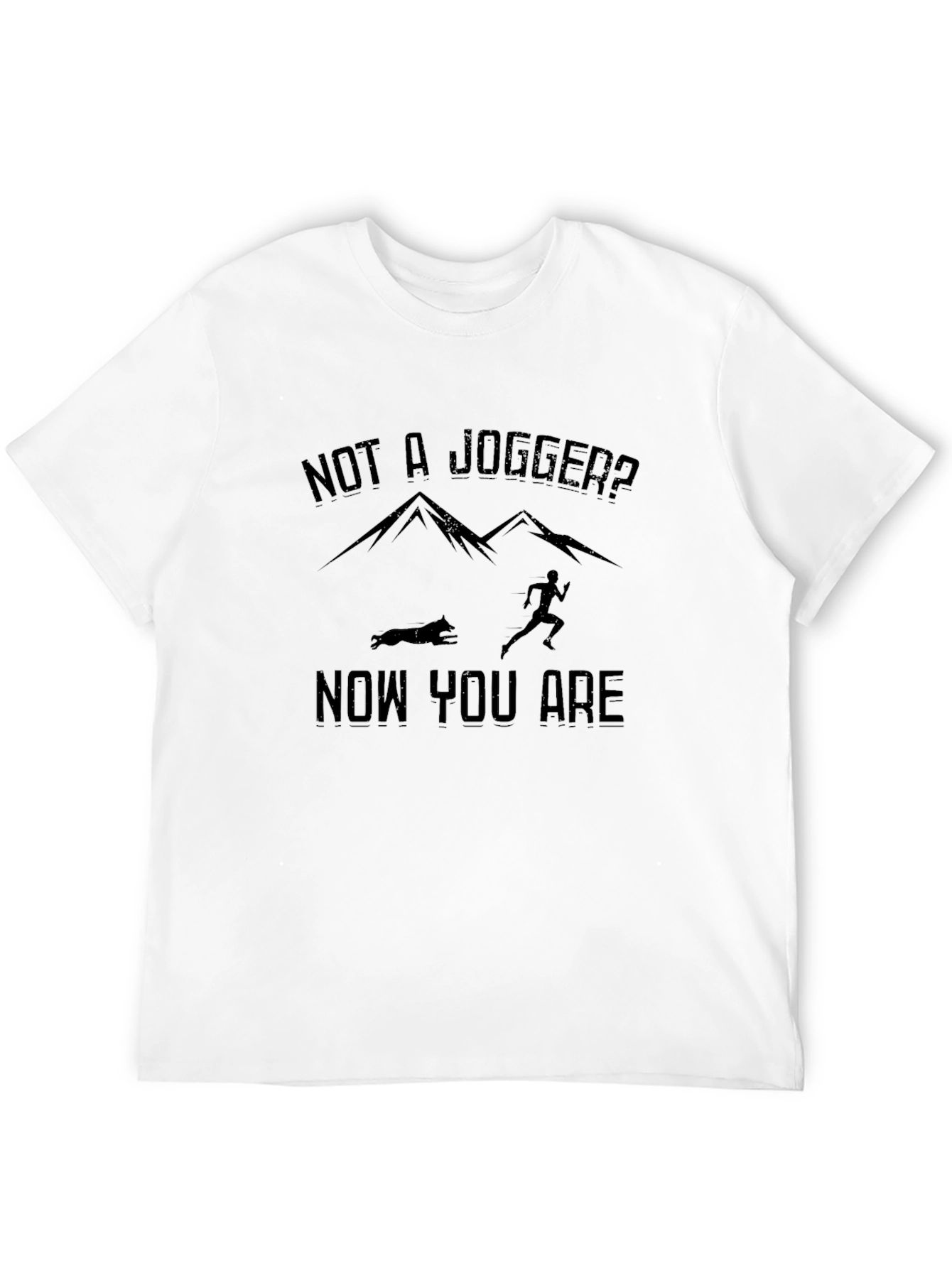 Black Not A Jogger T-Shirt: Funny Running Tee view 12
