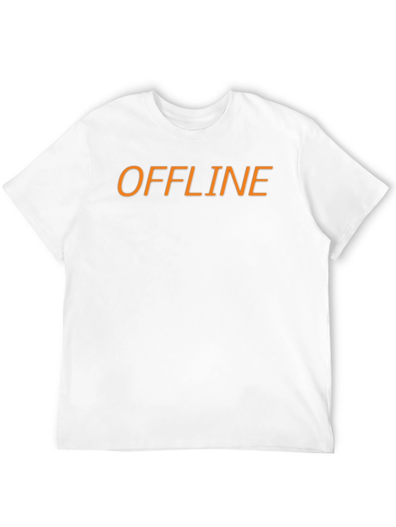Black Offline Graphic Tee - Casual Black T-Shirt view 12