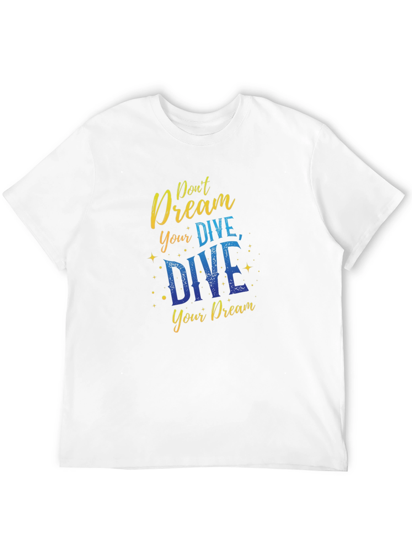 Black Dive Your Dream Black T-Shirt view 12
