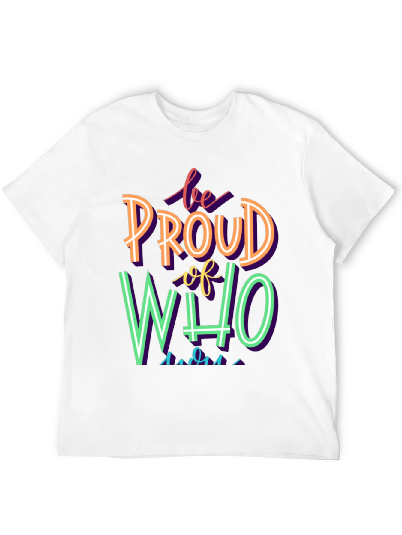 Black Be Proud T-Shirt - Colorful Pride Tee view 12