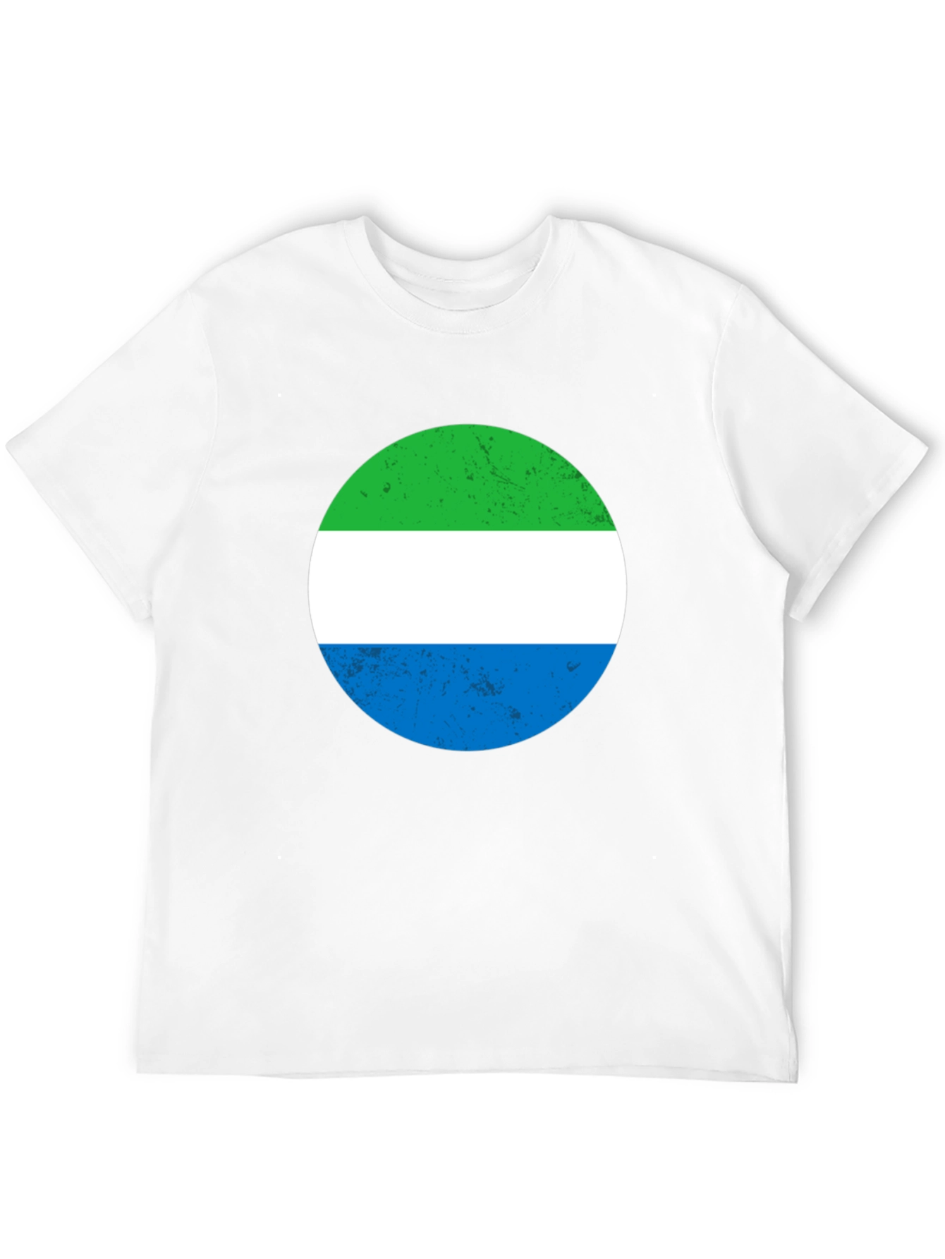 Black Sierra Leone Flag T-Shirt view 12