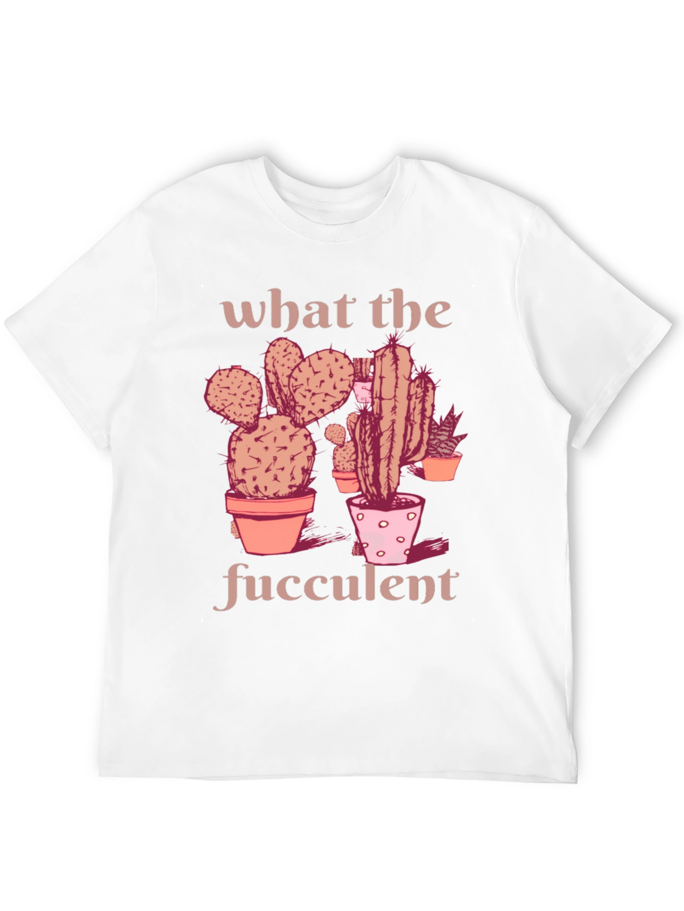 Black What the Fucculent T-Shirt - Black Graphic Tee view 12