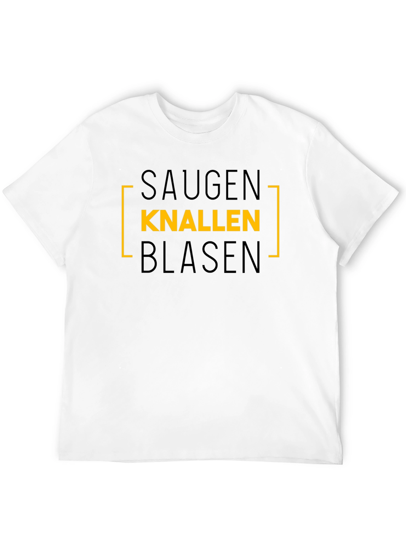 Black Saugon Knallen Blasen Graphic Tee - Bold Design view 12