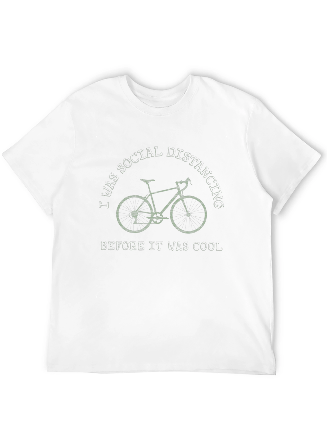 Black Social Distancing Bike T-Shirt - Before It Was Cool view 12