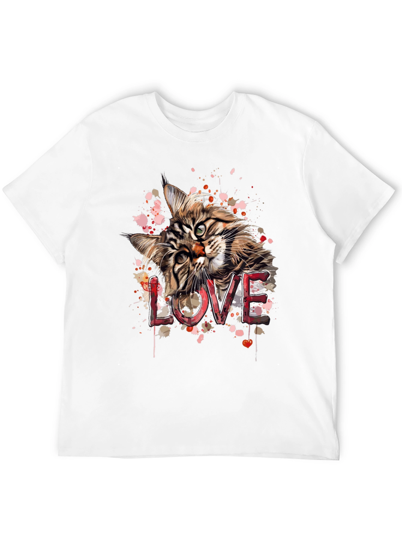 Black Cat Love T-Shirt view 12