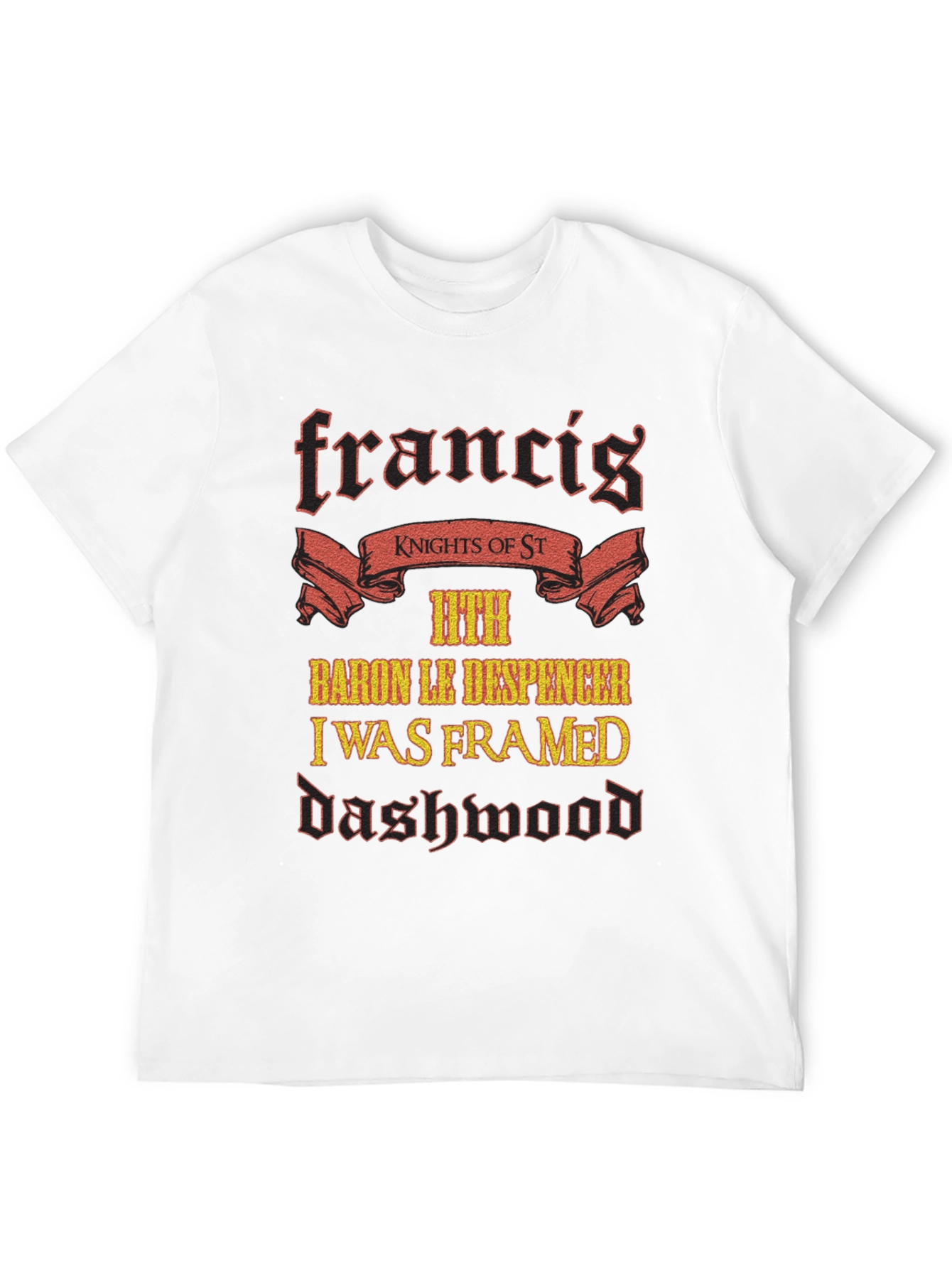 Black Francis Dashwood Knights T-Shirt view 12