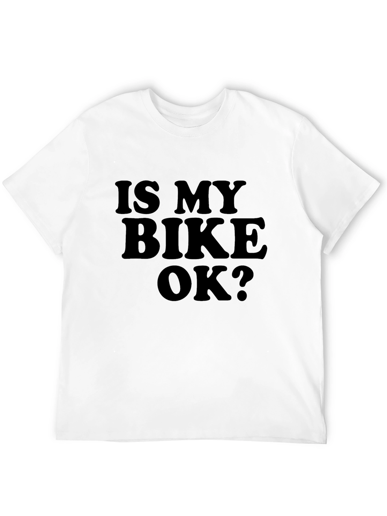 Black Is My Bike OK? Graphic Tee - Casual Comfort view 12
