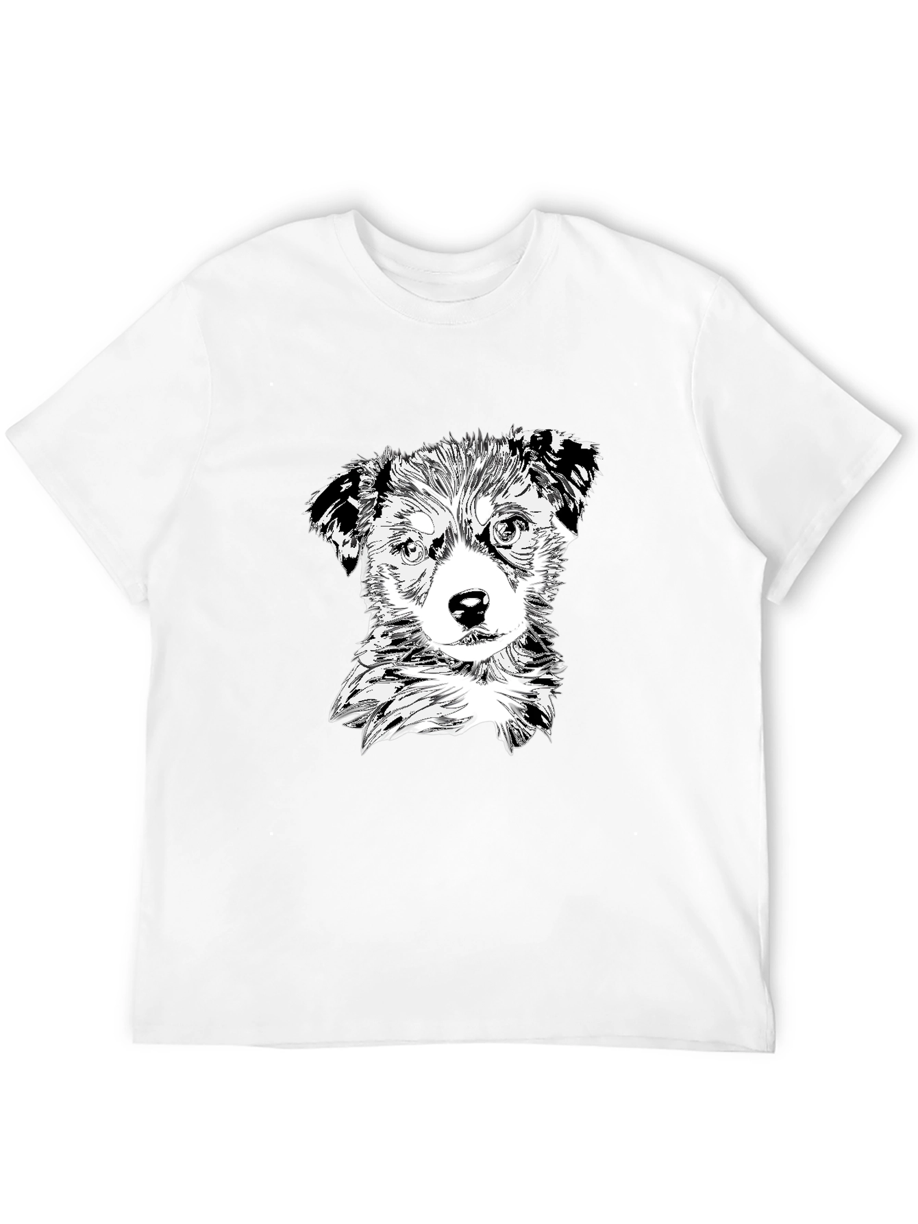 Black Dog Graphic Black T-Shirt view 12