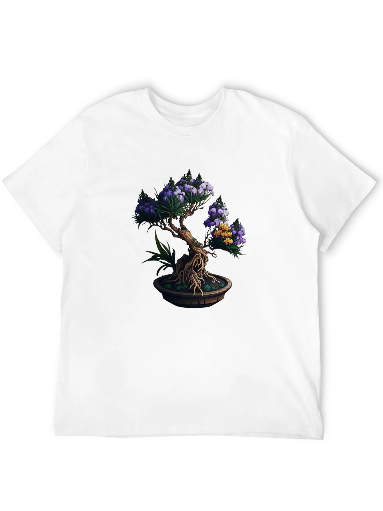 Black Bonsai Tree Graphic Tee - Nature Inspired Style view 12