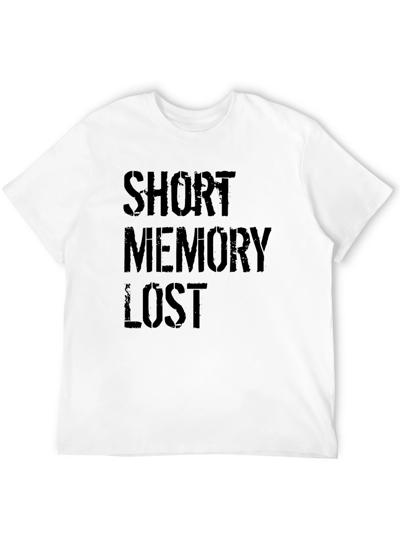 Black Short Memory Lost Graphic Tee view 12