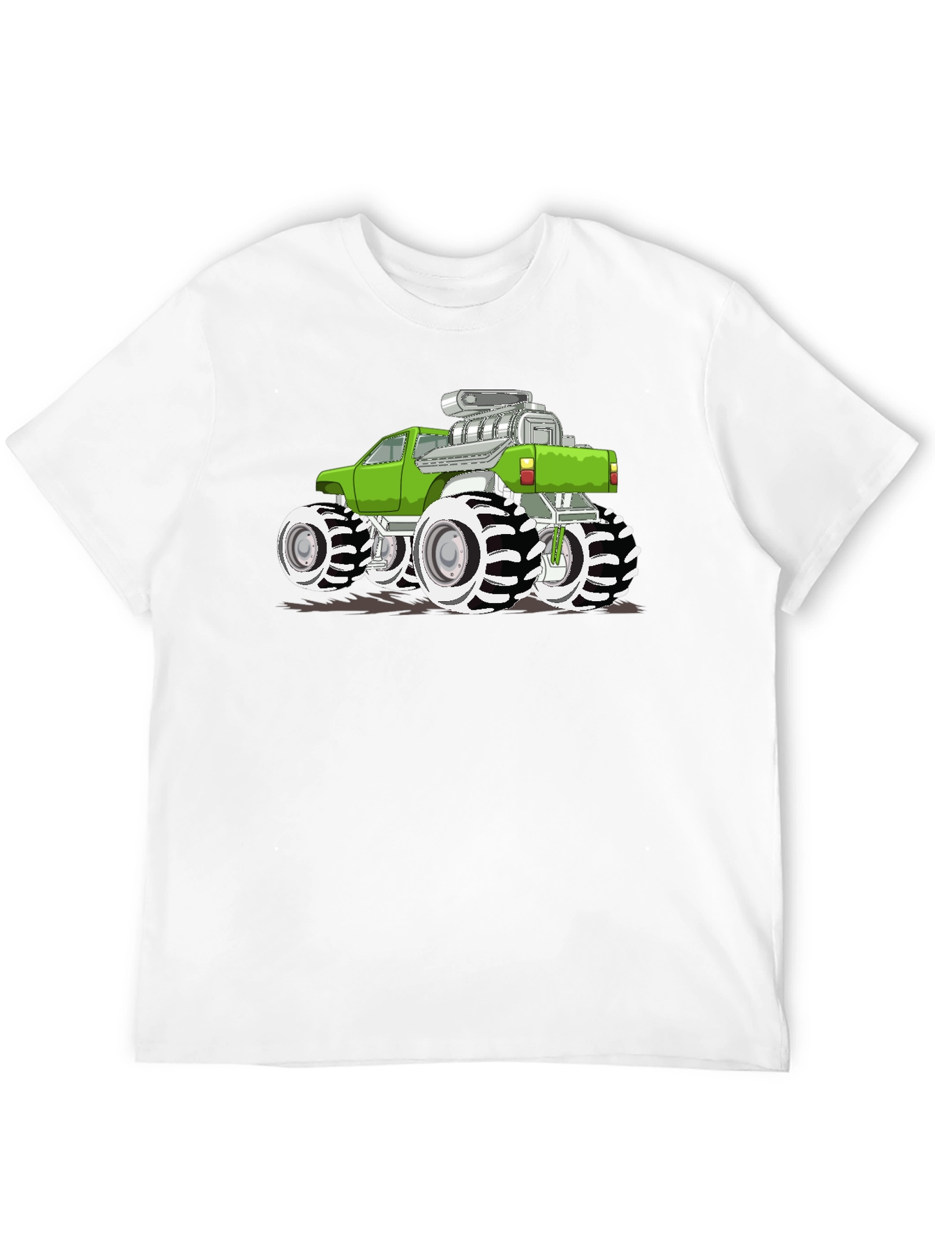 Black Monster Truck Graphic Tee - Black view 12