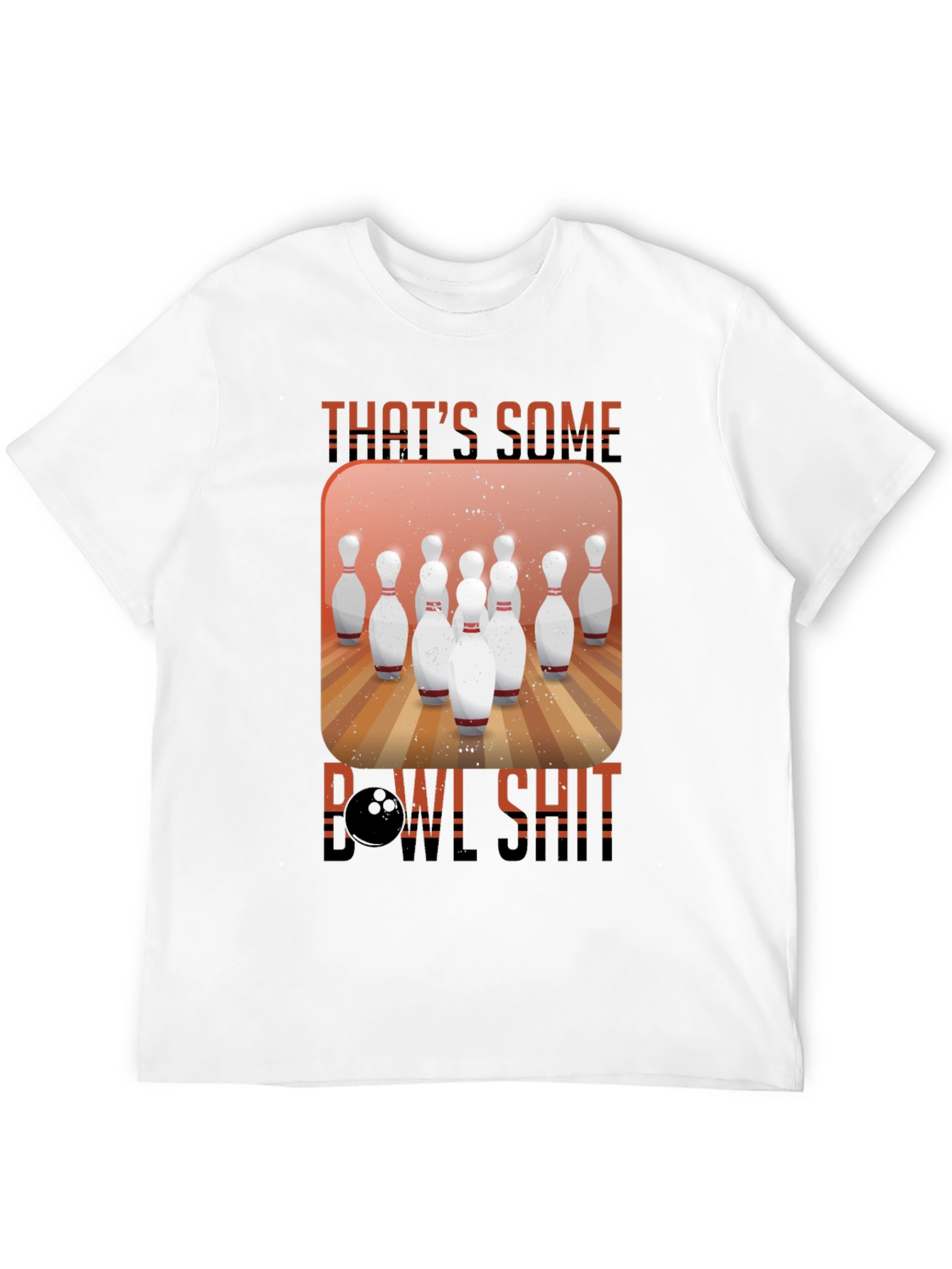 Black That's Some Bowl Shit Graphic T-Shirt view 12