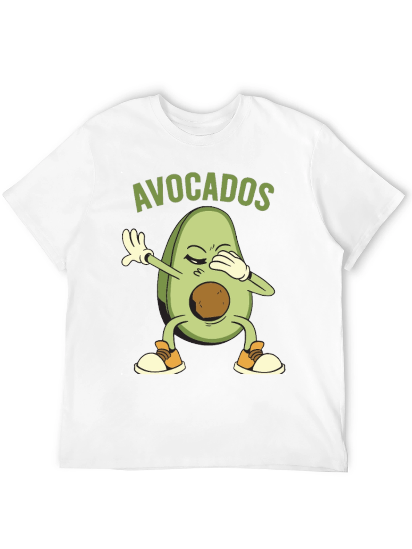 Black Avocado Dabbing Graphic Tee - Novelty T-Shirt view 12