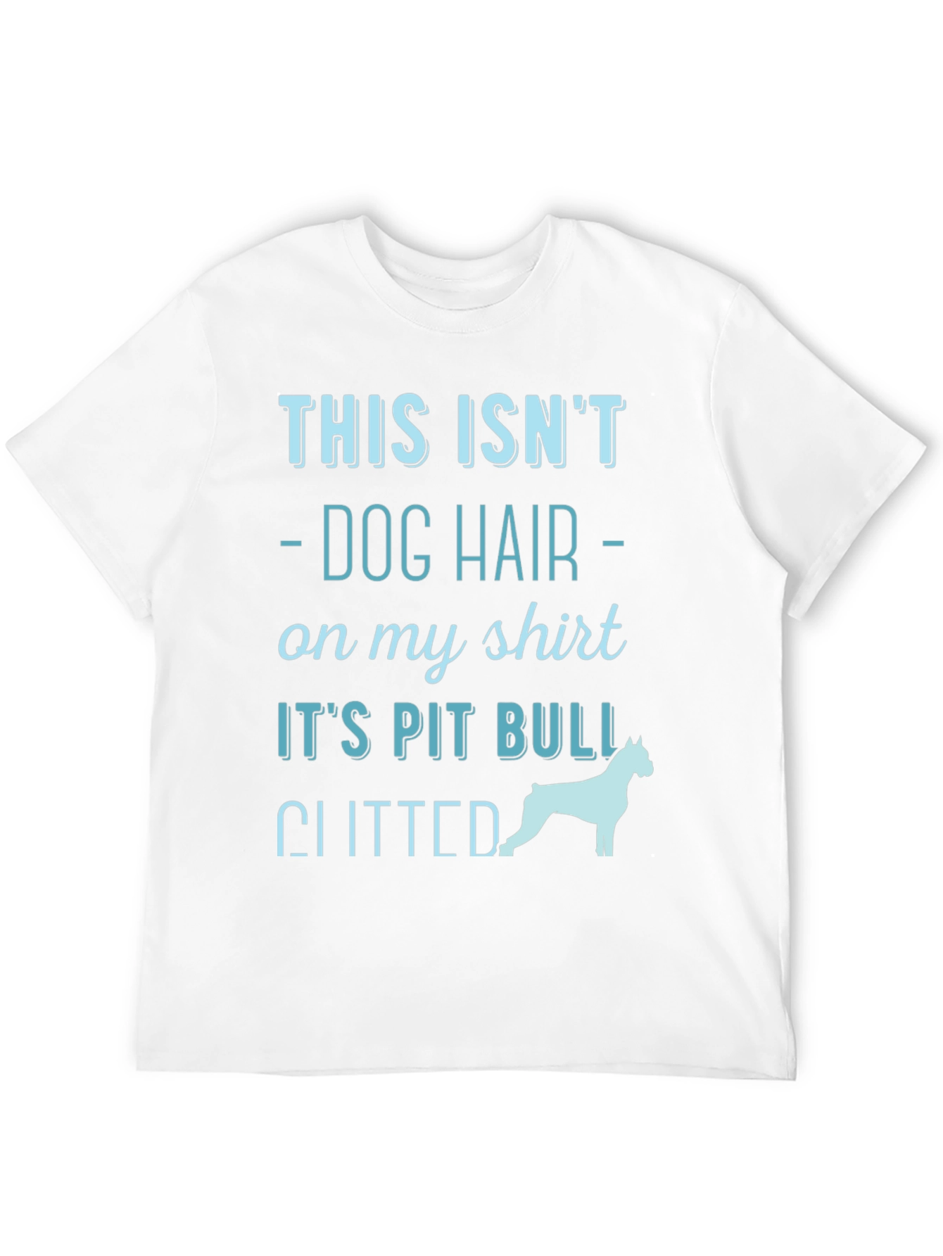 Black Pitbull Glitter T-Shirt - Dog Lover Tee view 12