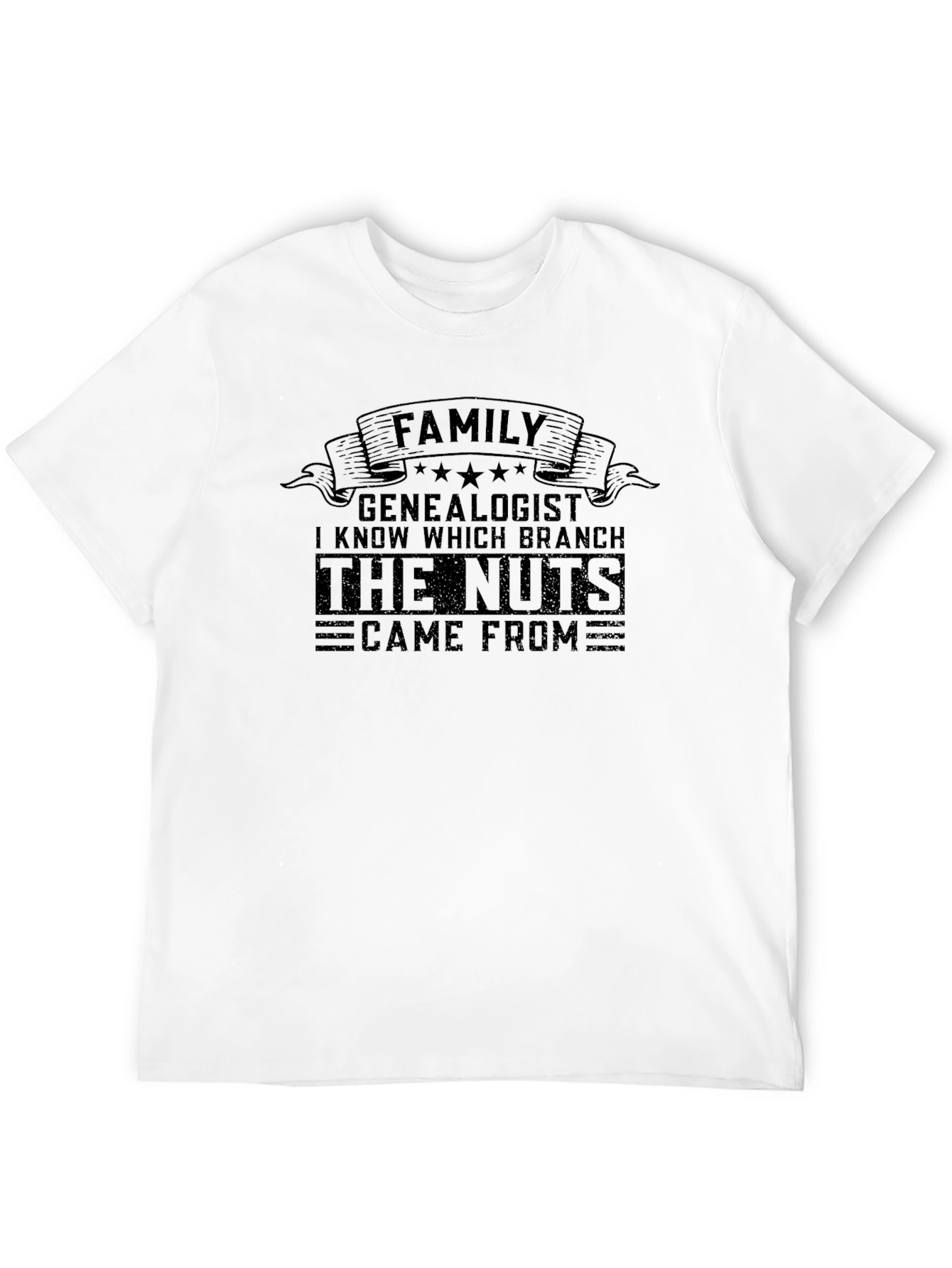 Black Family Genealogist T-Shirt - I Know Which Branch the Nuts Came From view 12