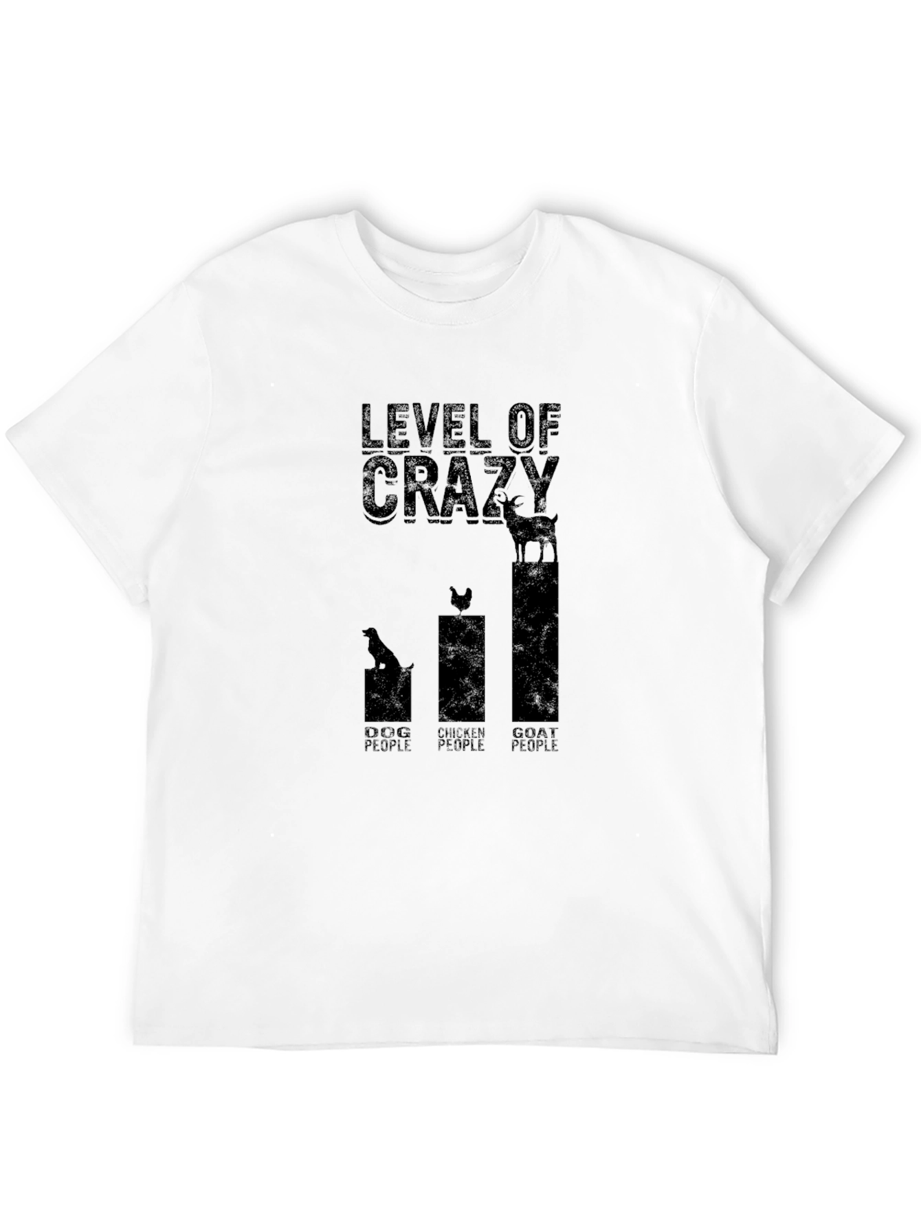Black Level of Crazy: Animals T-Shirt view 12