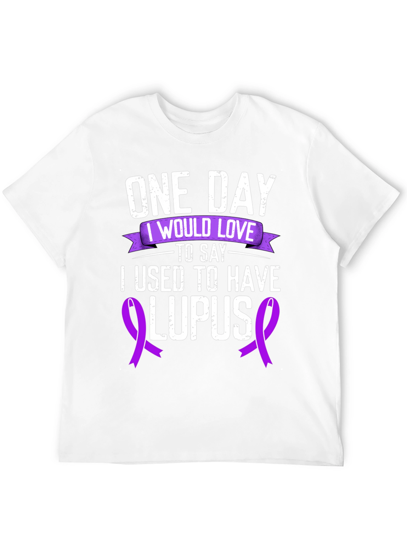 Black One Day I Would Love to Say I Used to Have Lupus T-Shirt view 12