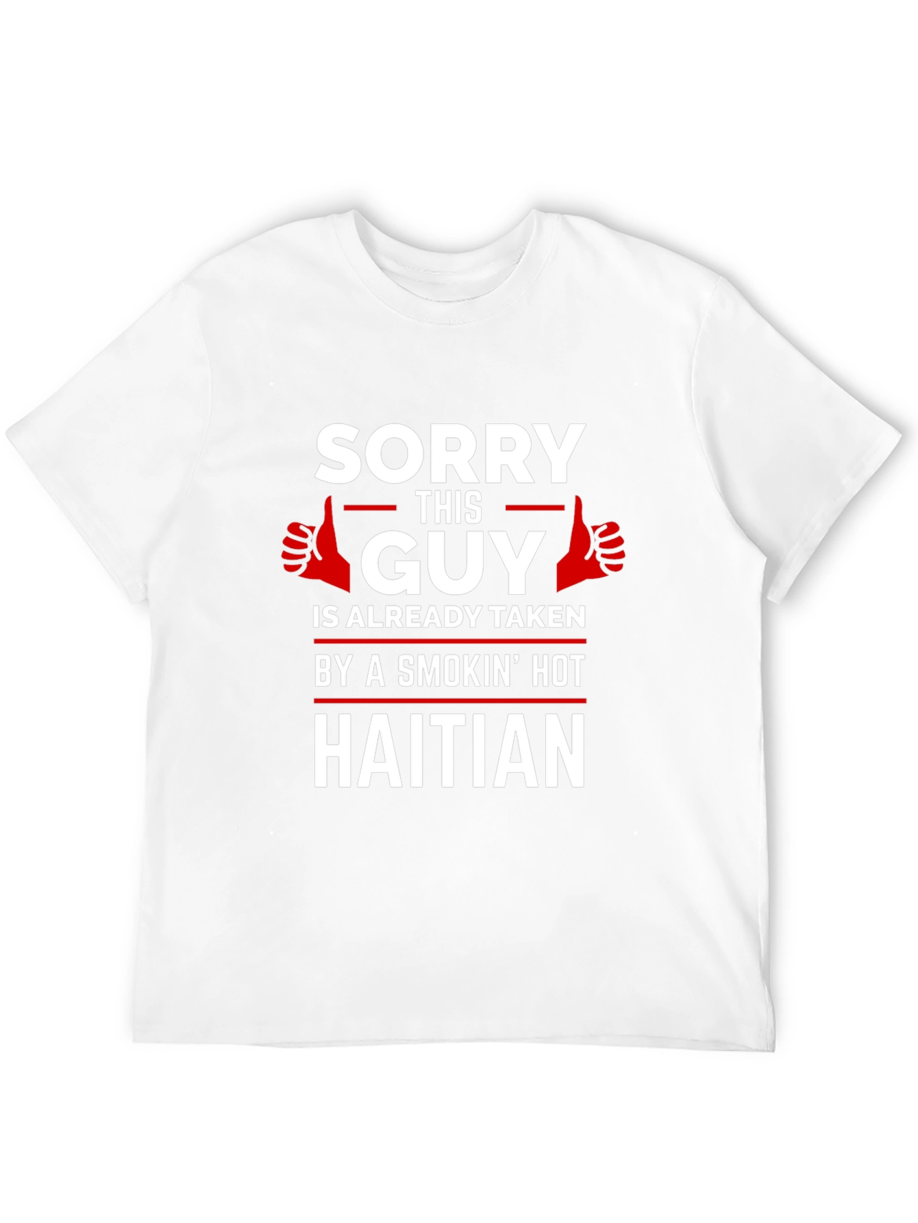 Black Taken by a Smokin' Hot Haitian Graphic T-Shirt view 12