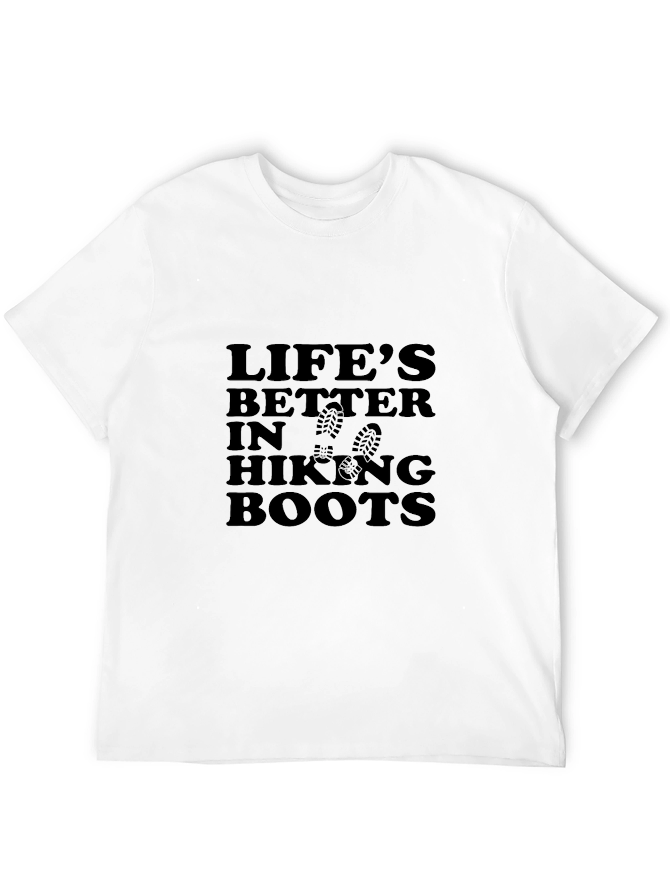 Black Life's Better in Hiking Boots T-Shirt view 12