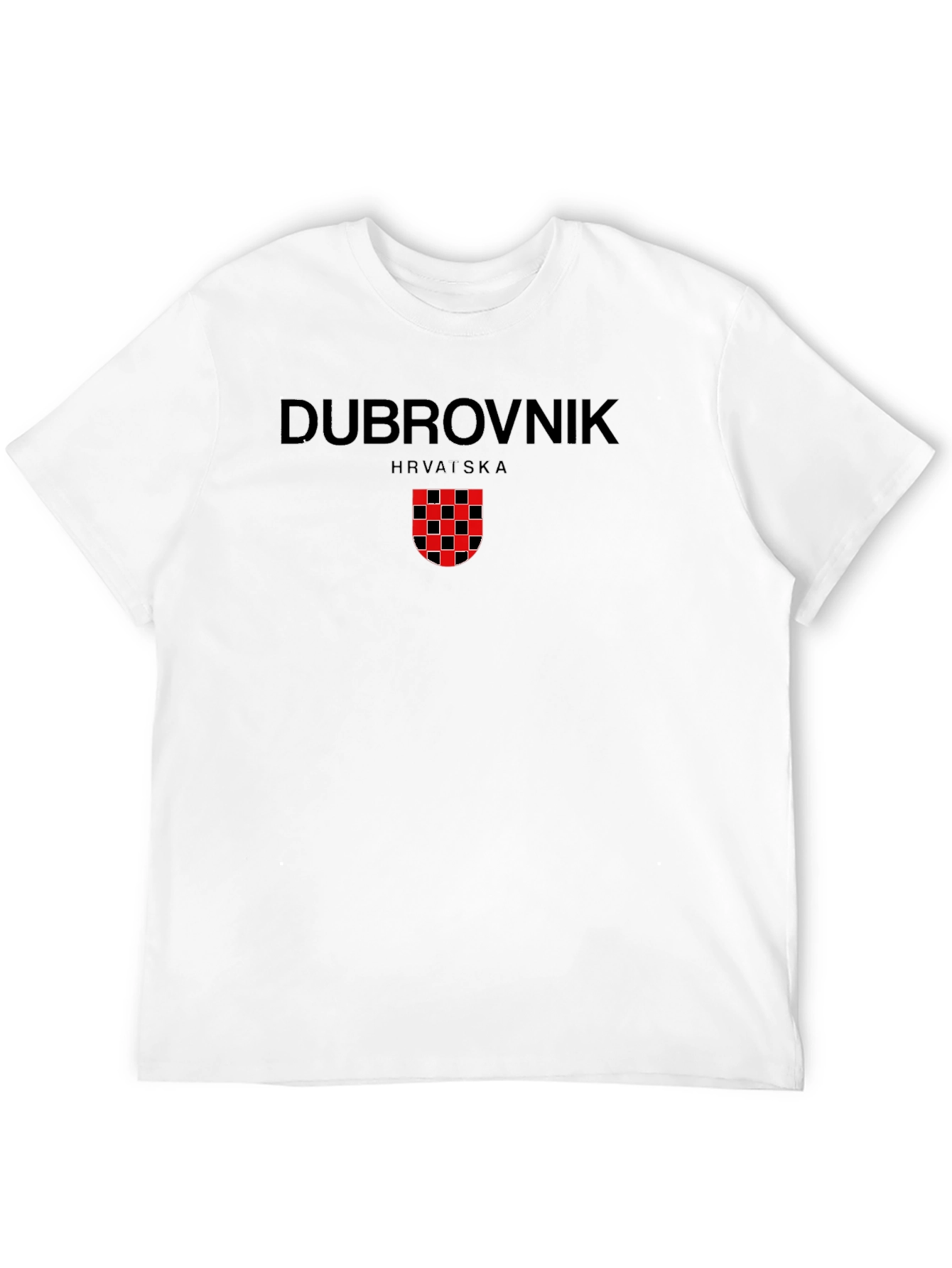 Black Dubrovnik Croatia Black T-Shirt view 12