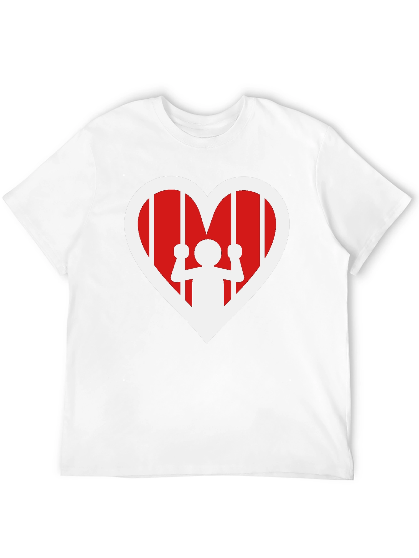 Black Heart Jail T-Shirt - Freedom in Love view 12