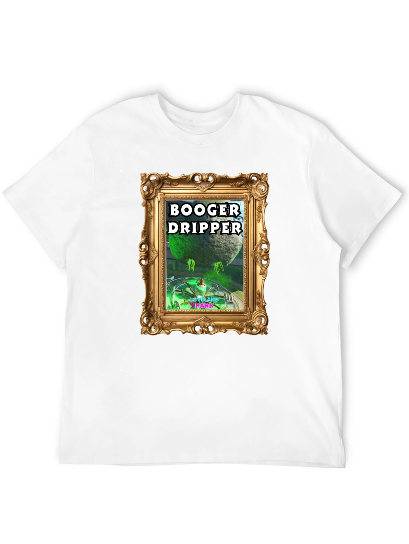 Black Booger Dripper Graphic T-Shirt - Unique Design view 12