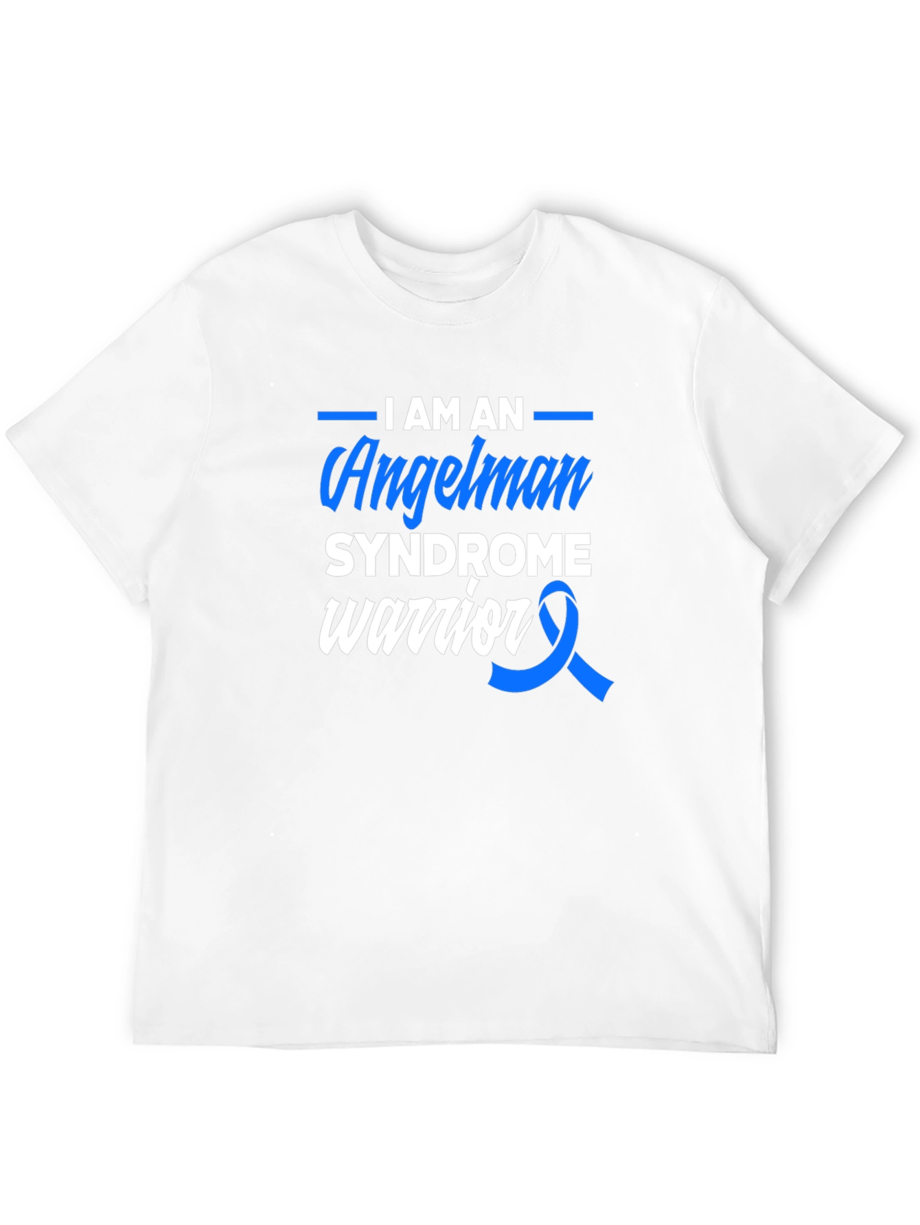 Black Angelman Syndrome Warrior T-Shirt - Awareness Tee view 12