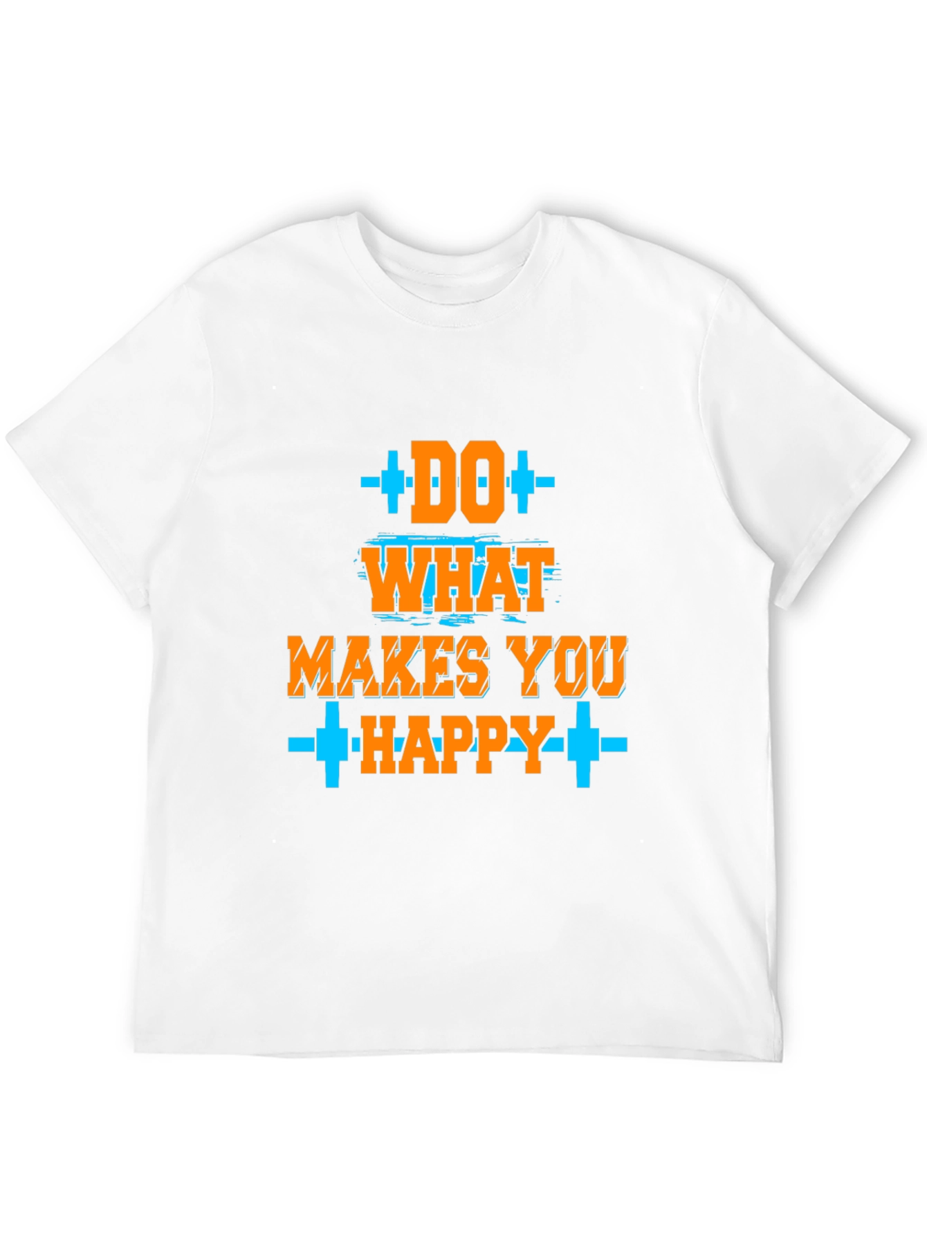Black Do What Makes You Happy Graphic T-Shirt view 12