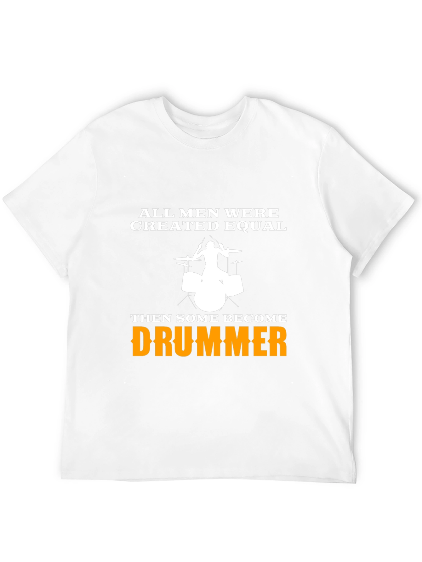 Black Drummer T-Shirt: All Men Created Equal Graphic Tee view 12