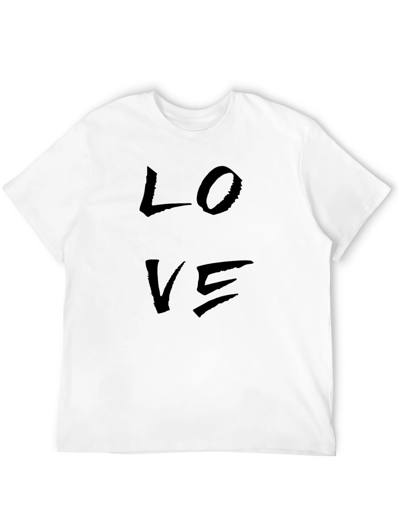 Black Love Graphic Print Tee - Men's Casual Short Sleeve T-Shirt view 12