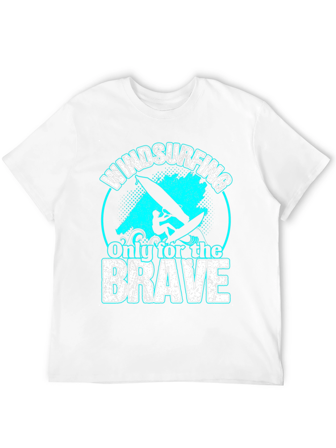 Black Windsurfing T-Shirt: Only For The Brave view 12