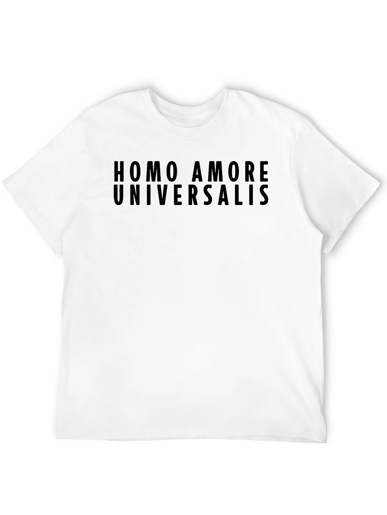 Black Homo Amore Universalis Black T-Shirt view 12