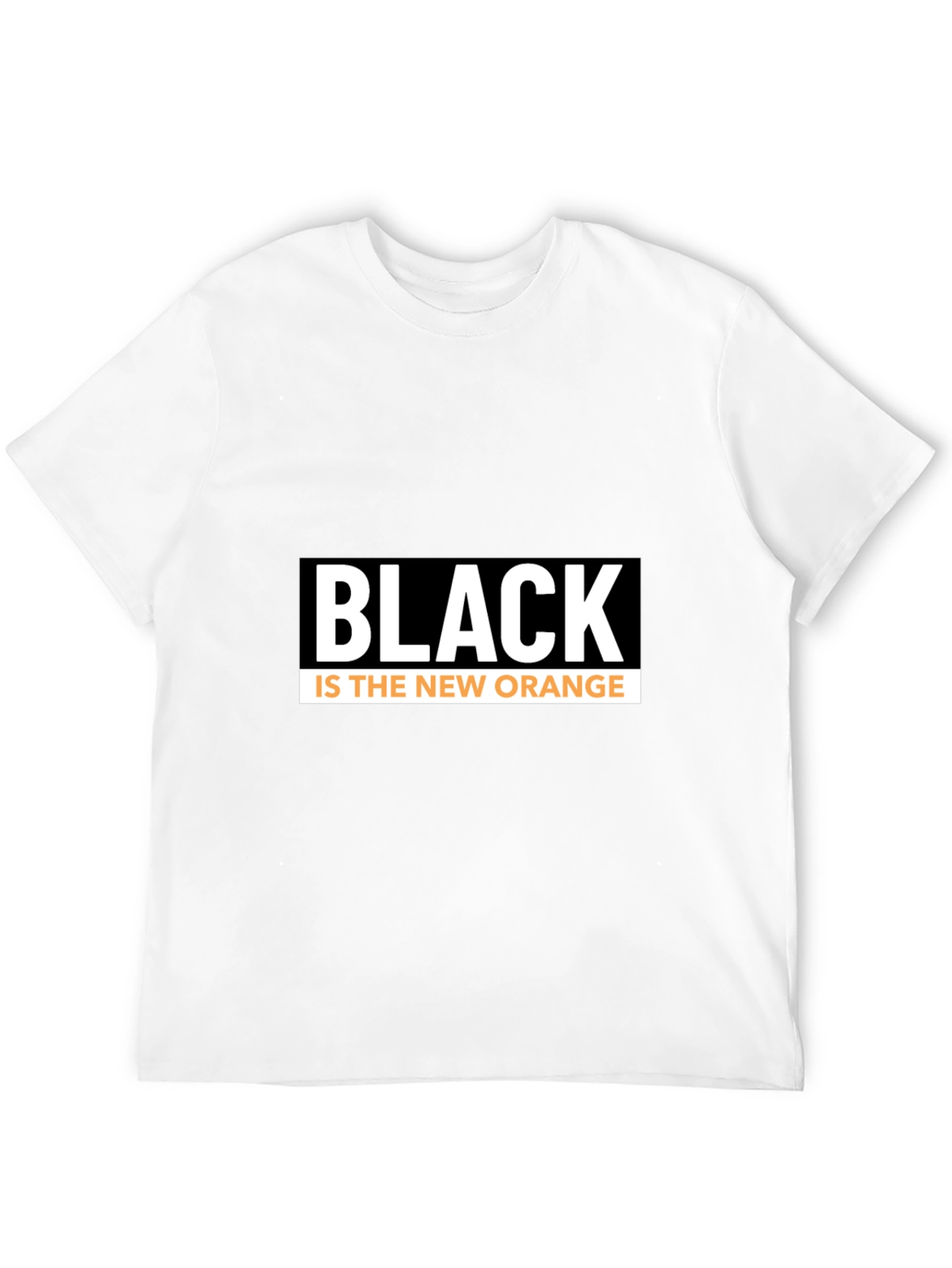 Black Black is the New Orange Graphic Tee view 12