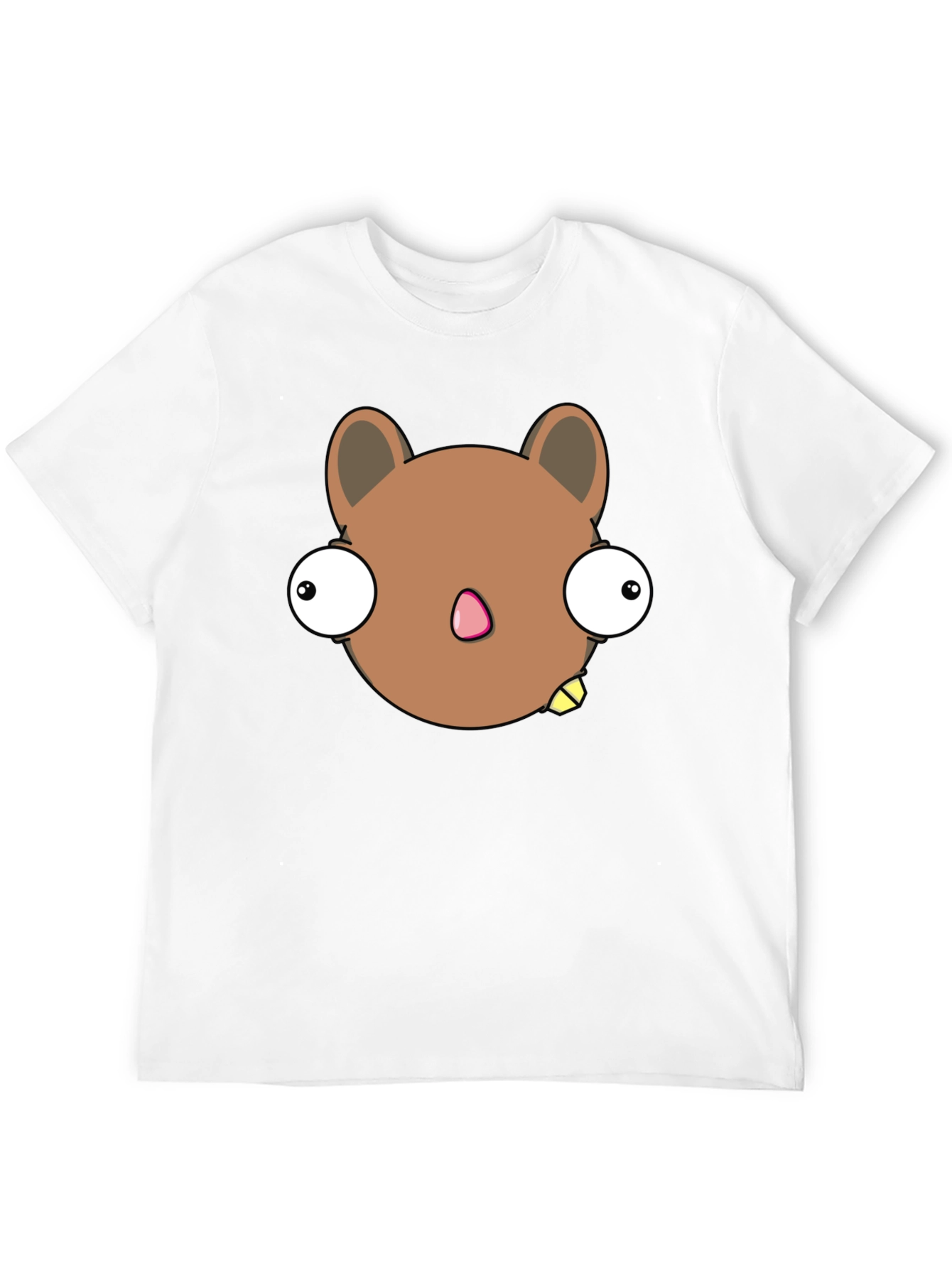 Black Funny Cartoon Animal Black Graphic T-Shirt view 12