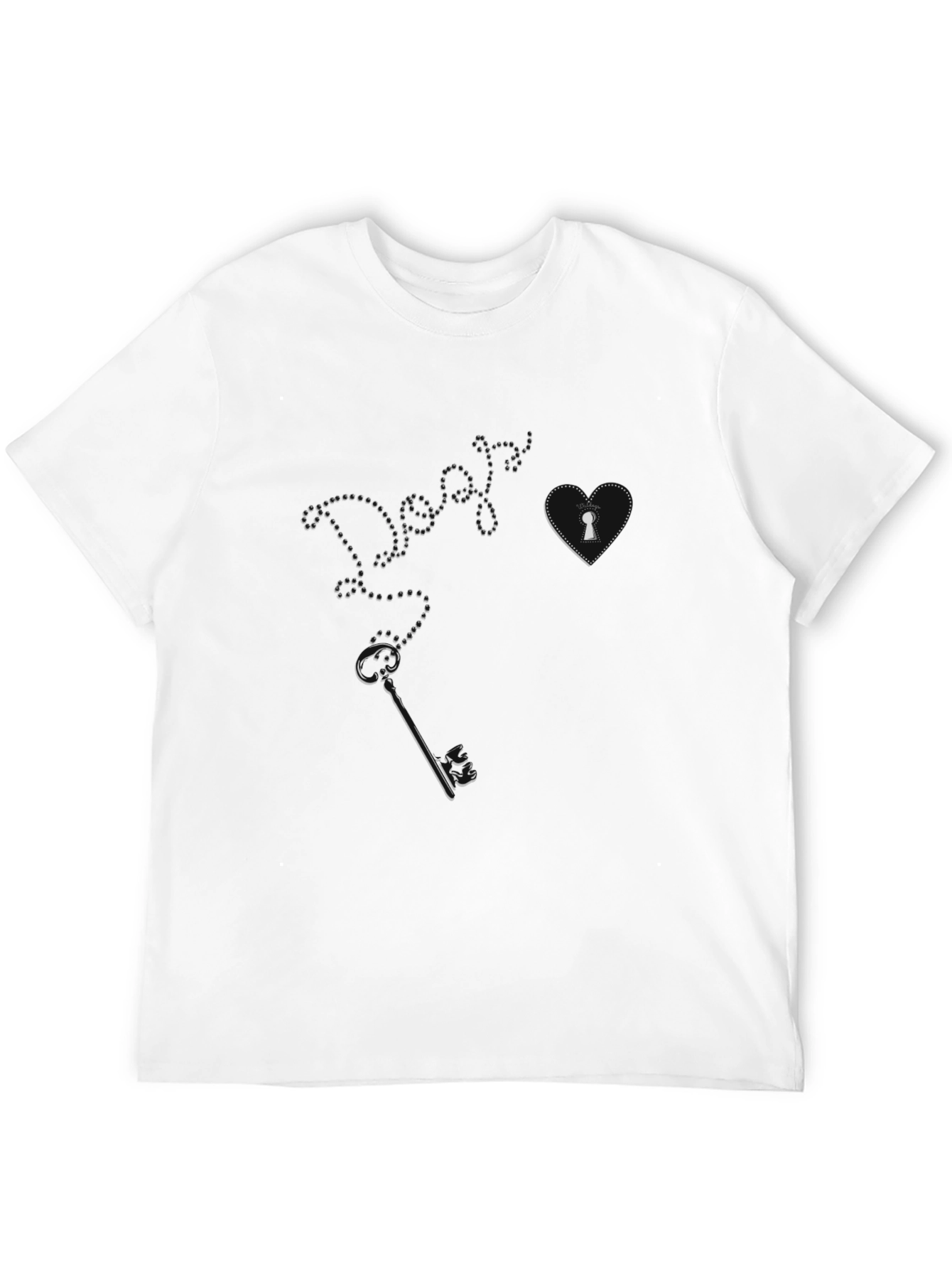 Black Dogs are Key to My Heart Black T-Shirt view 12