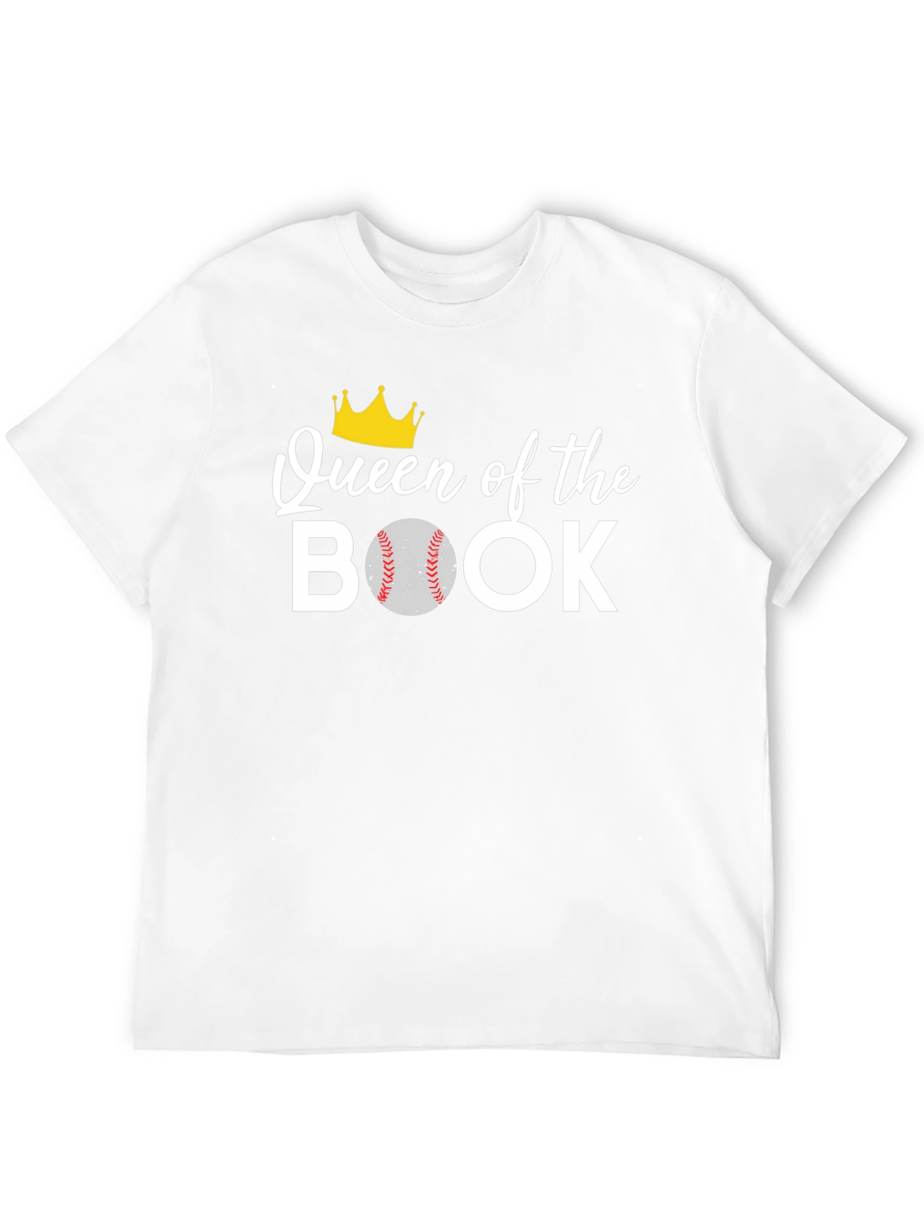 Black Queen of the Book Baseball T-Shirt view 12
