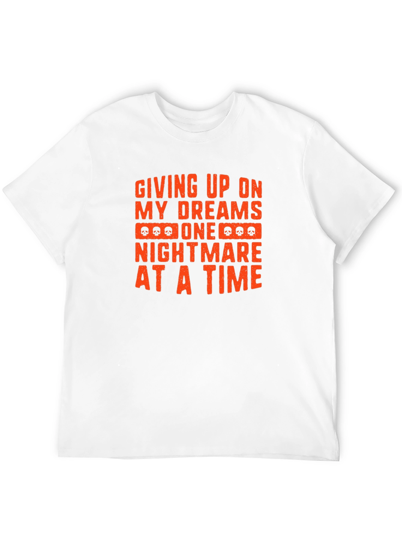 Black "Giving Up On My Dreams" Graphic Print T-Shirt view 12