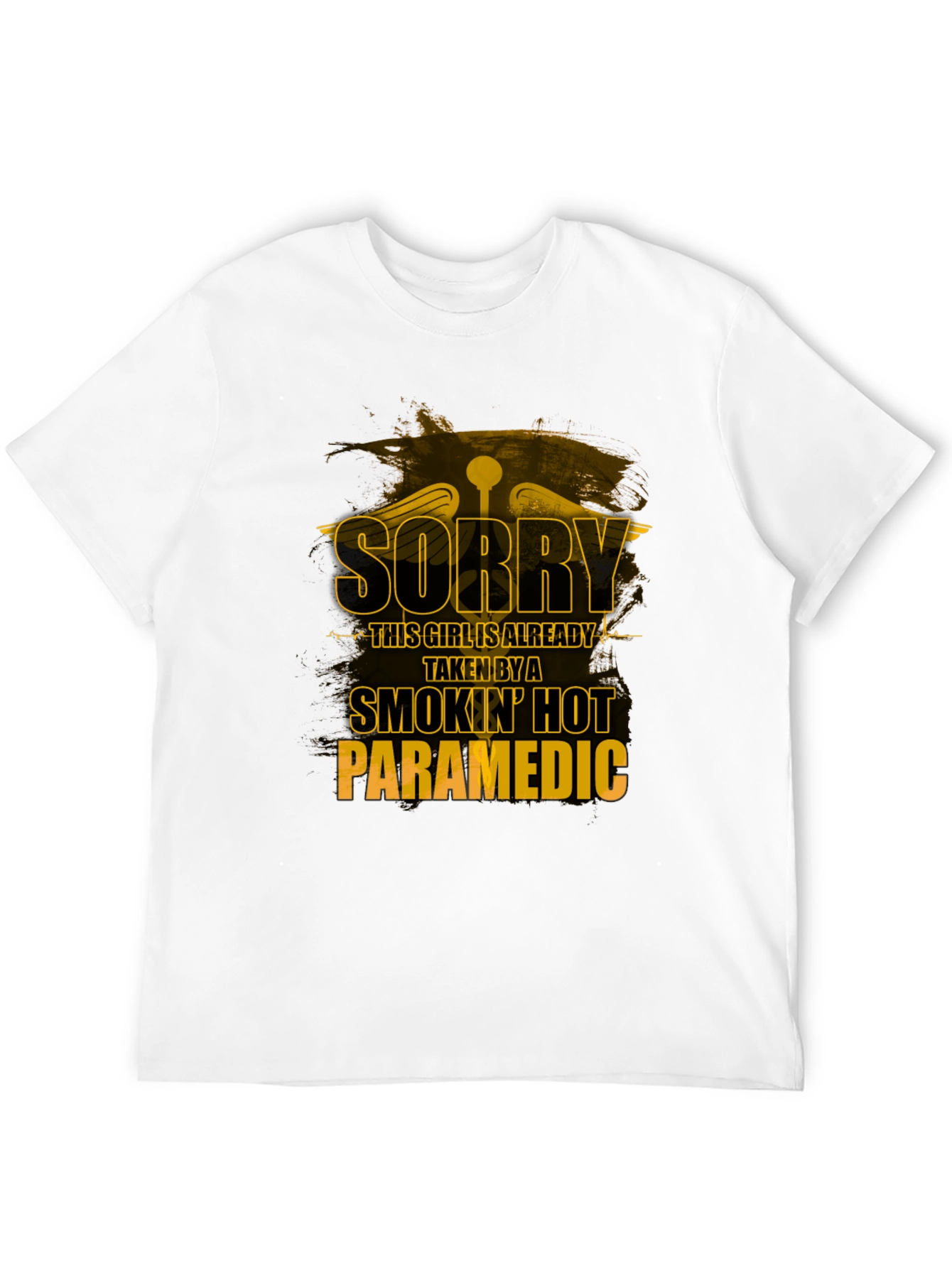 Black Smokin' Hot Paramedic T-Shirt - Funny Gift view 12