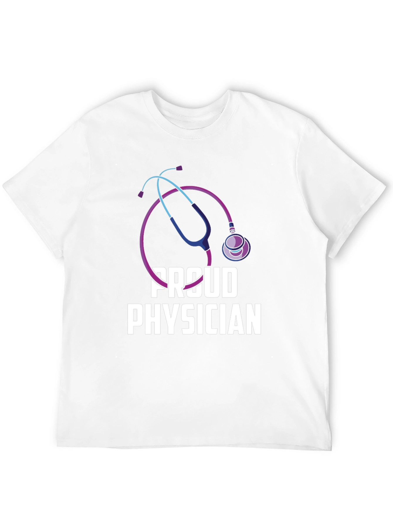 Black Proud Physician Black T-Shirt view 12