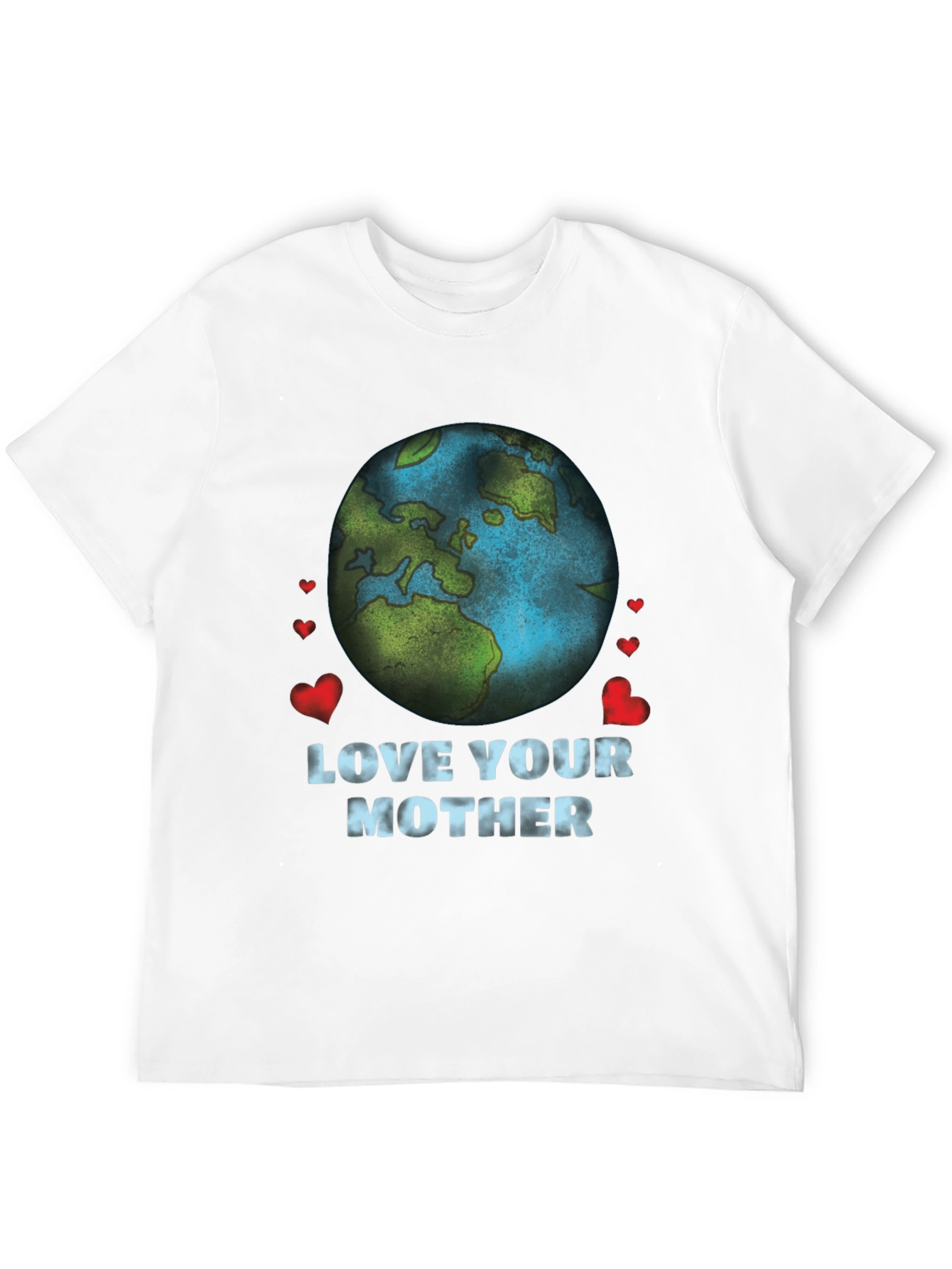 Black Love Your Mother Earth T-Shirt view 12