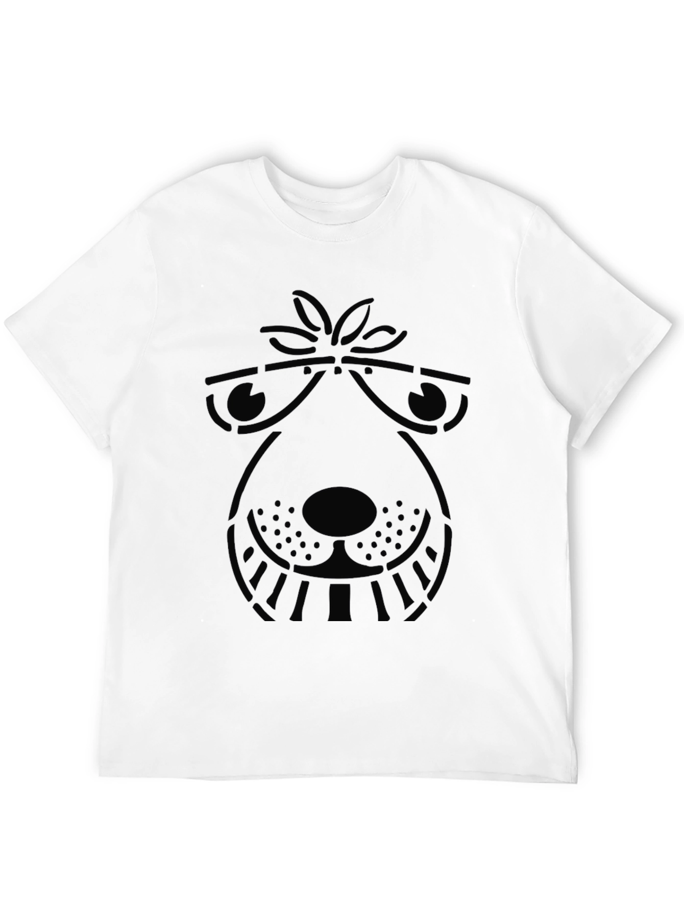 Black Funny Muppet Inspired Dog Tee view 12