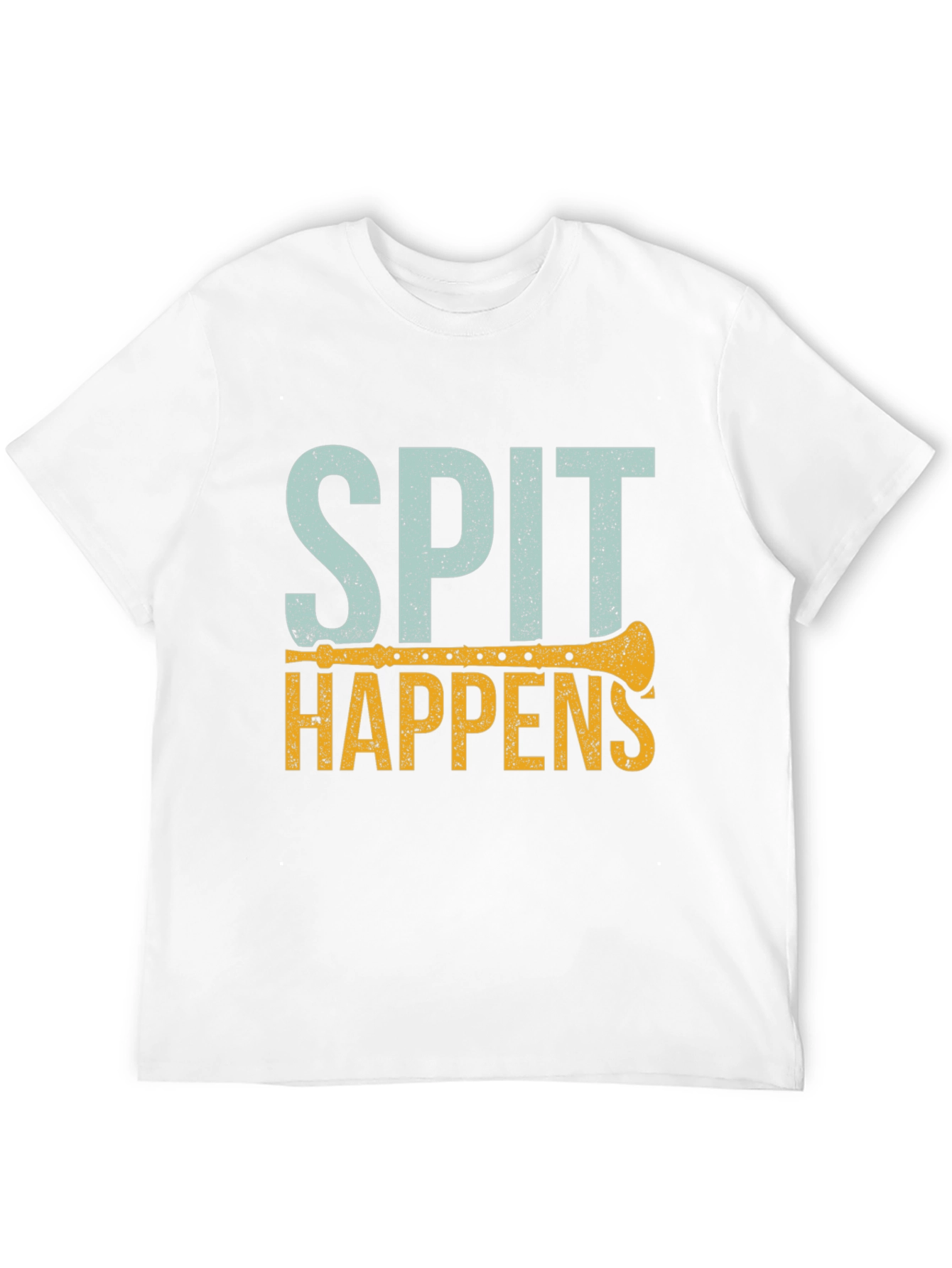 Black Spit Happens T-Shirt | Funny Music Lover Tee view 12
