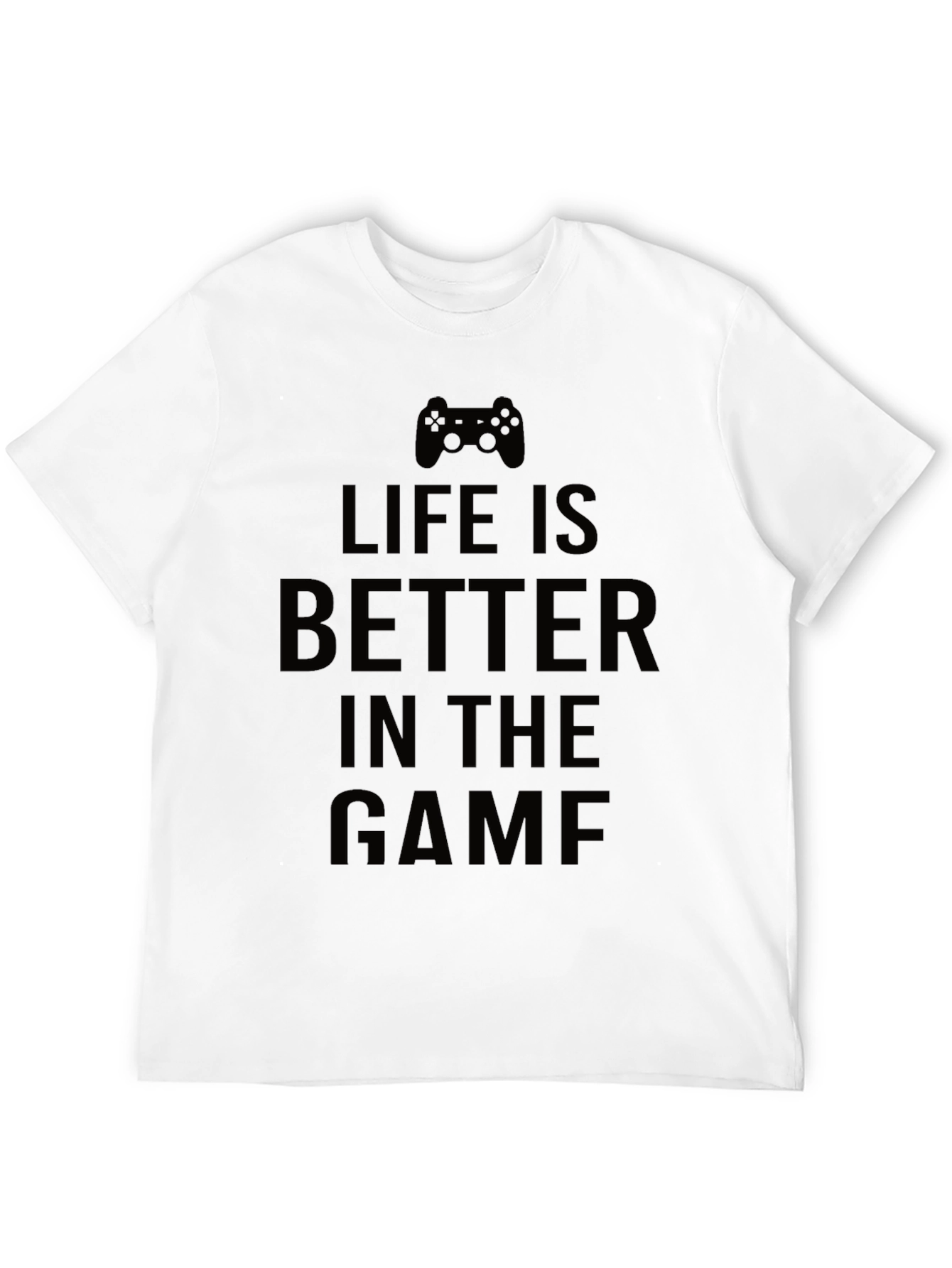 Black Life is Better in the Game Black T-Shirt view 12