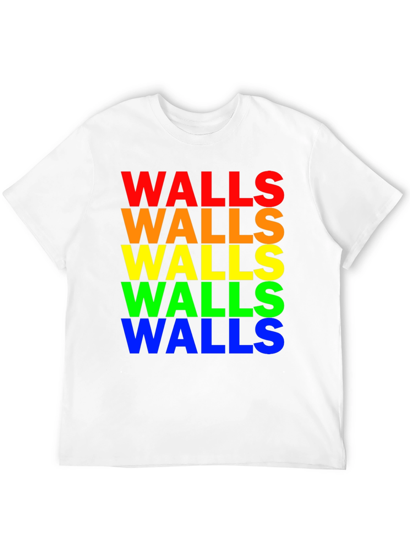 Black Rainbow "Walls" Graphic T-Shirt view 12