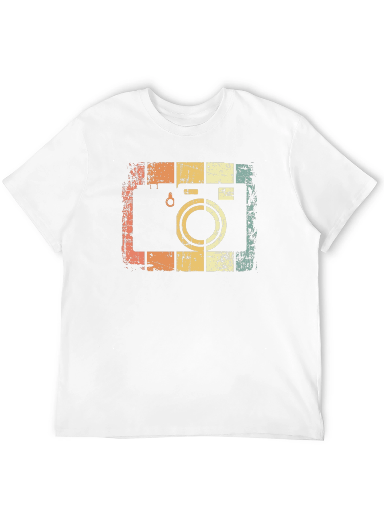 Black Retro Camera Graphic T-Shirt - Vintage Style Tee view 12