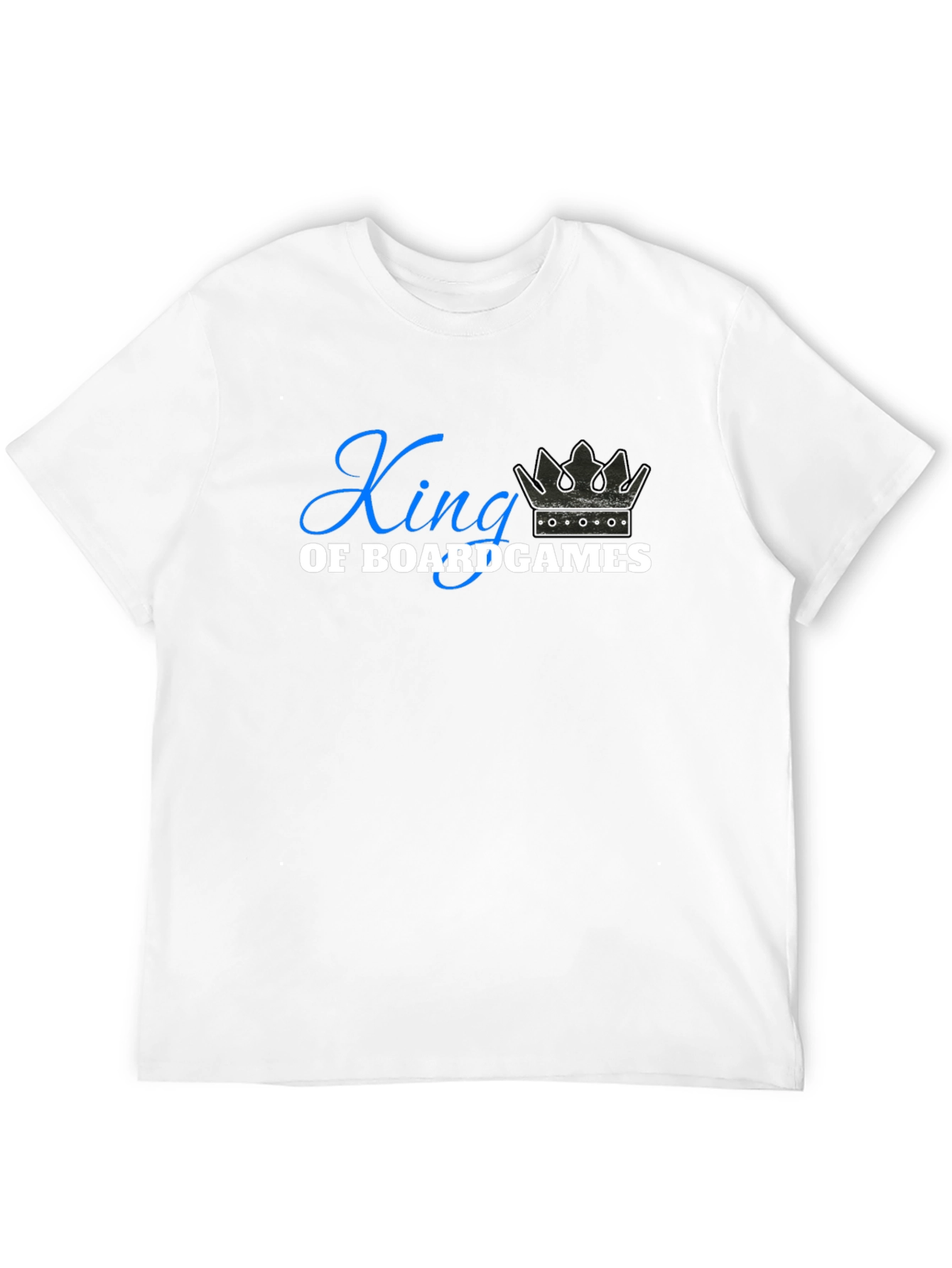 Black King of Boardgames Black T-Shirt view 12